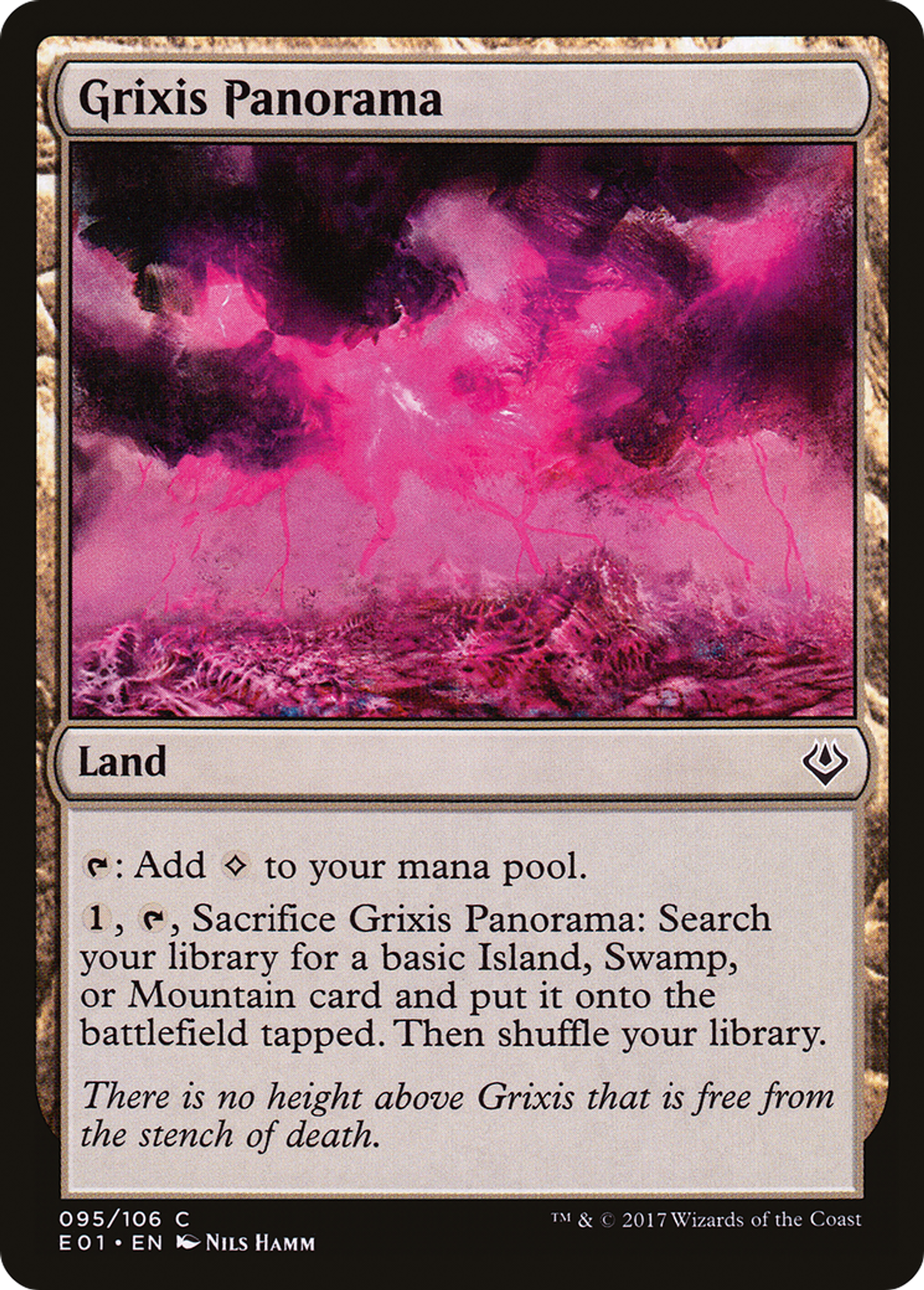 Grixis Panorama — Archenemy: Nicol Bolas — Magic: The Gathering