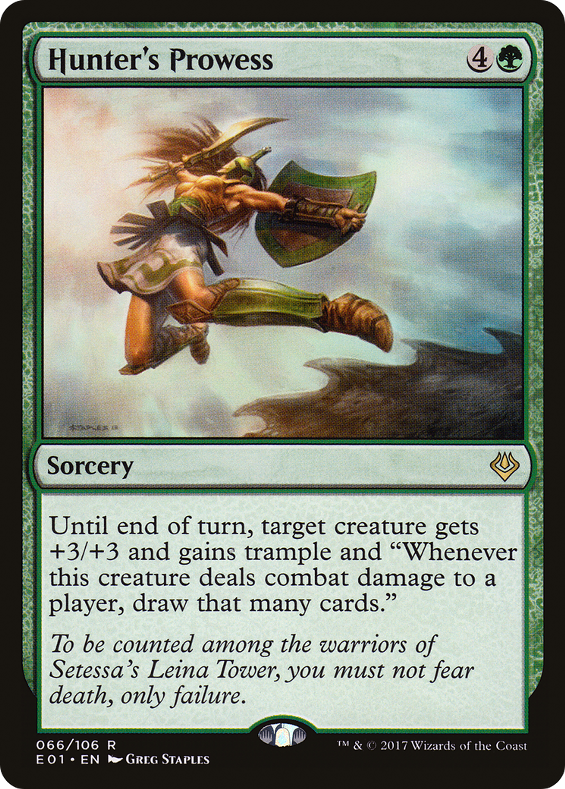 Hunter's Prowess — Archenemy: Nicol Bolas — Magic: The Gathering