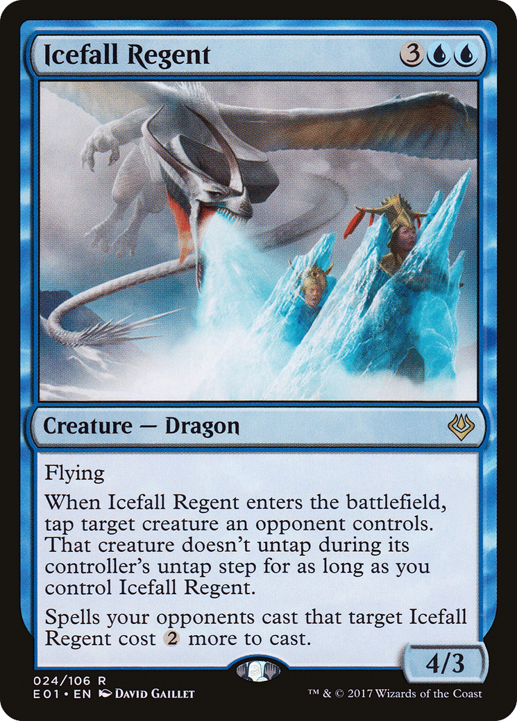 Icefall Regent — Archenemy: Nicol Bolas — Magic: The Gathering