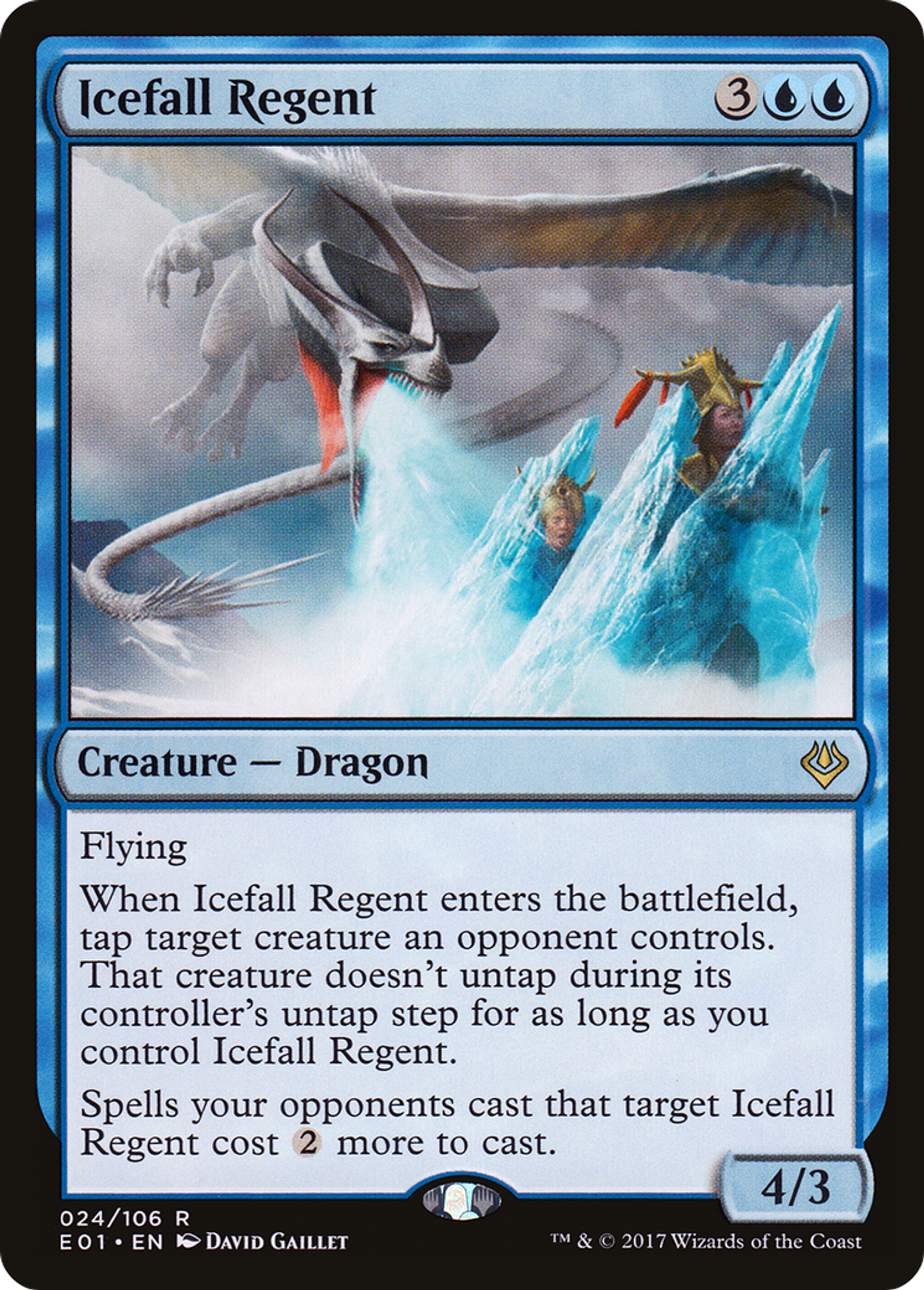 Icefall Regent — Archenemy: Nicol Bolas — Magic: The Gathering