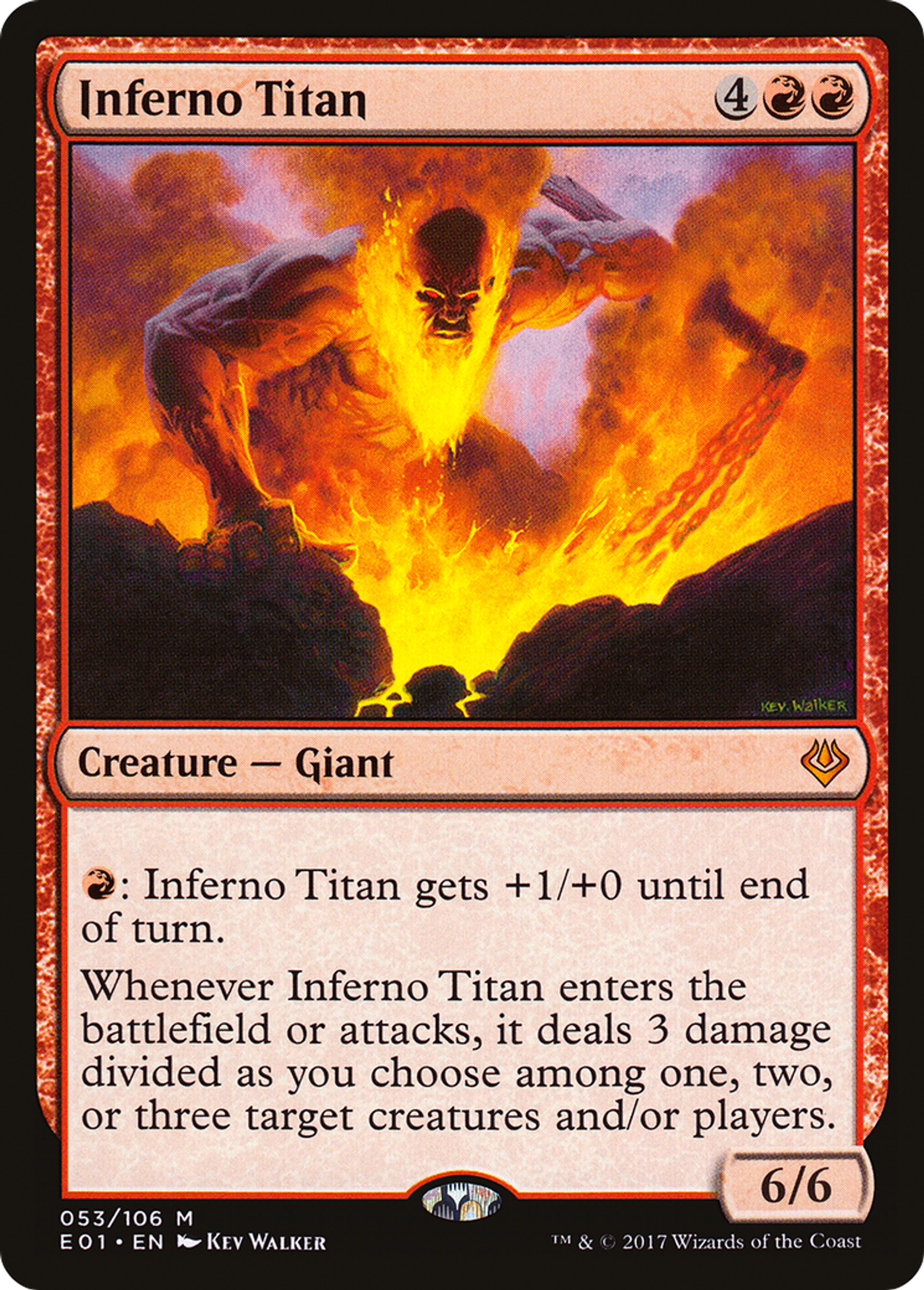 Inferno Titan — Archenemy: Nicol Bolas — Magic: The Gathering