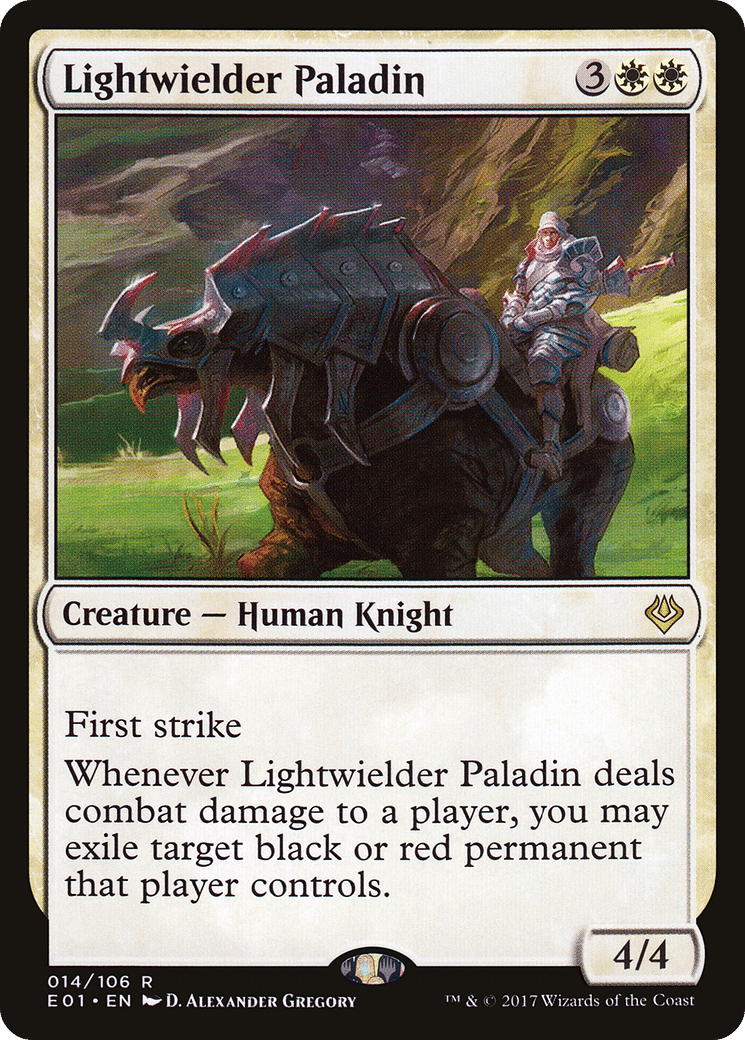 Lightwielder Paladin — Archenemy: Nicol Bolas — Magic: The Gathering