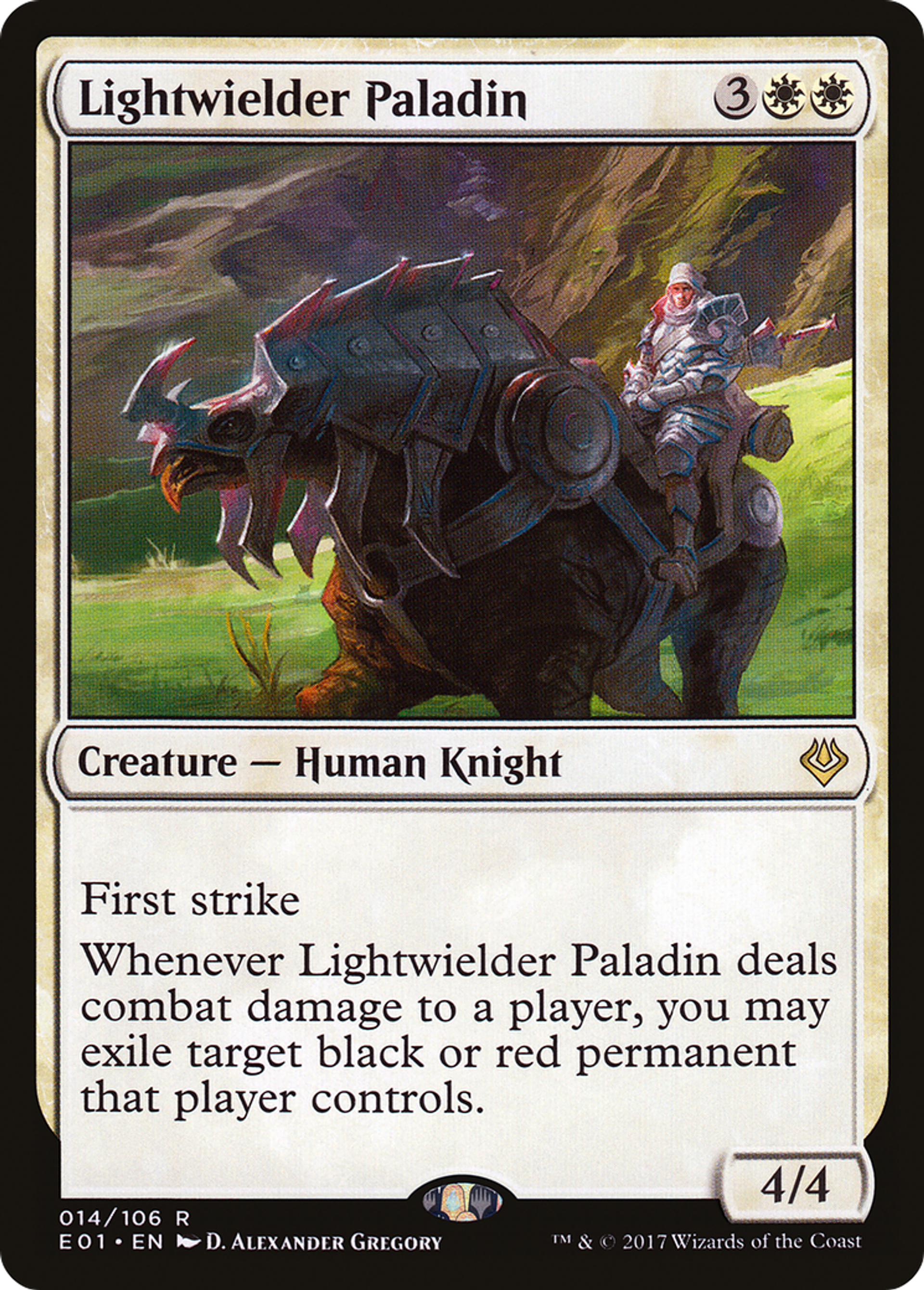 Lightwielder Paladin — Archenemy: Nicol Bolas — Magic: The Gathering
