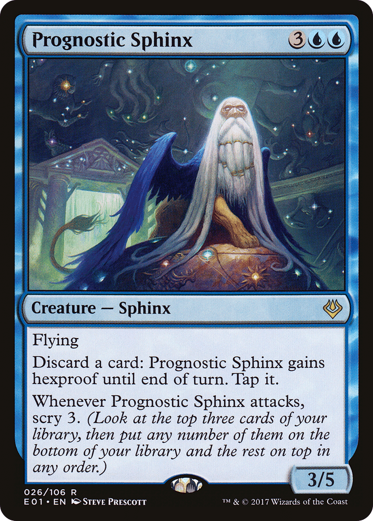 Prognostic Sphinx — Archenemy: Nicol Bolas — Magic: The Gathering