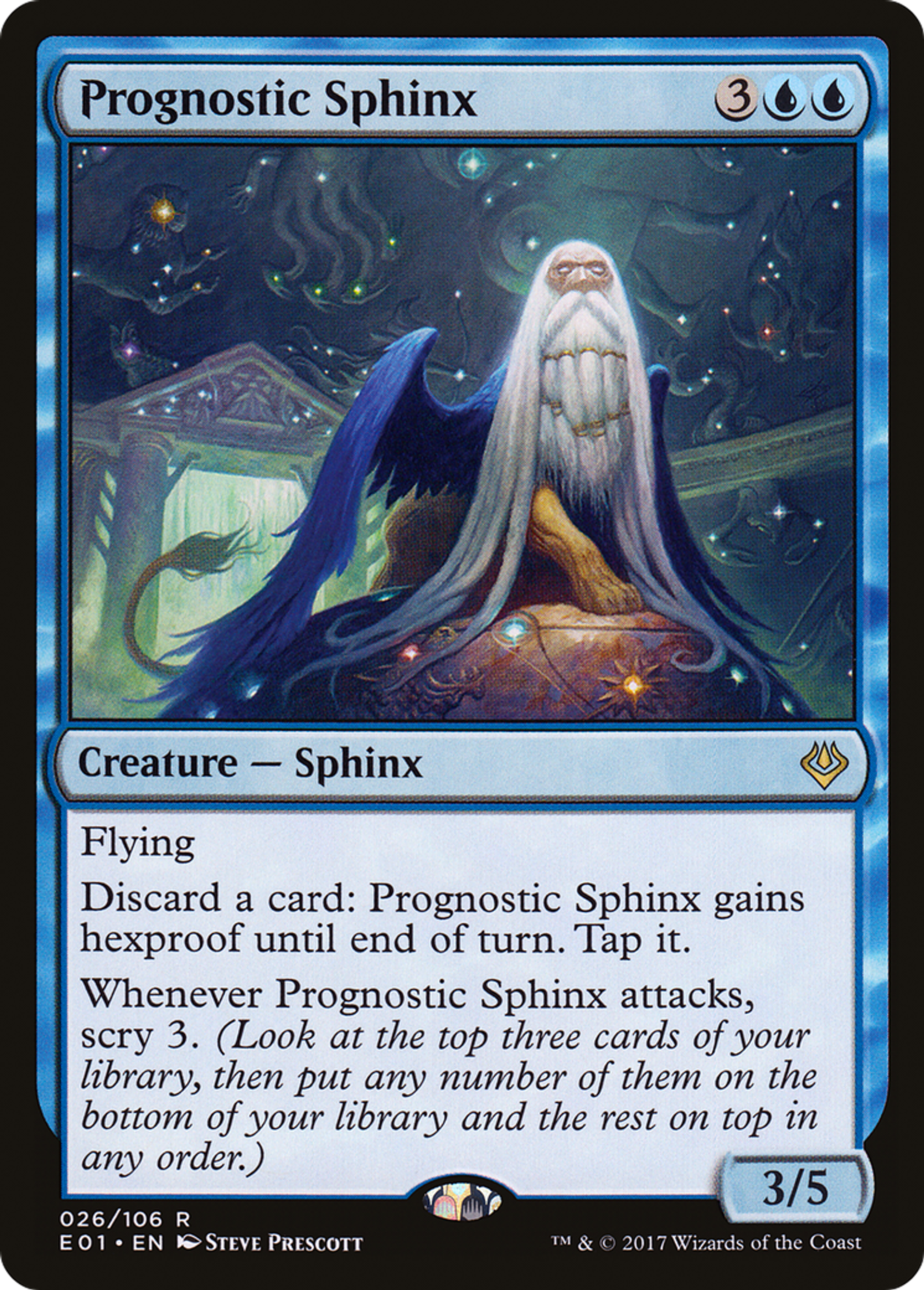 Prognostic Sphinx — Archenemy: Nicol Bolas — Magic: The Gathering