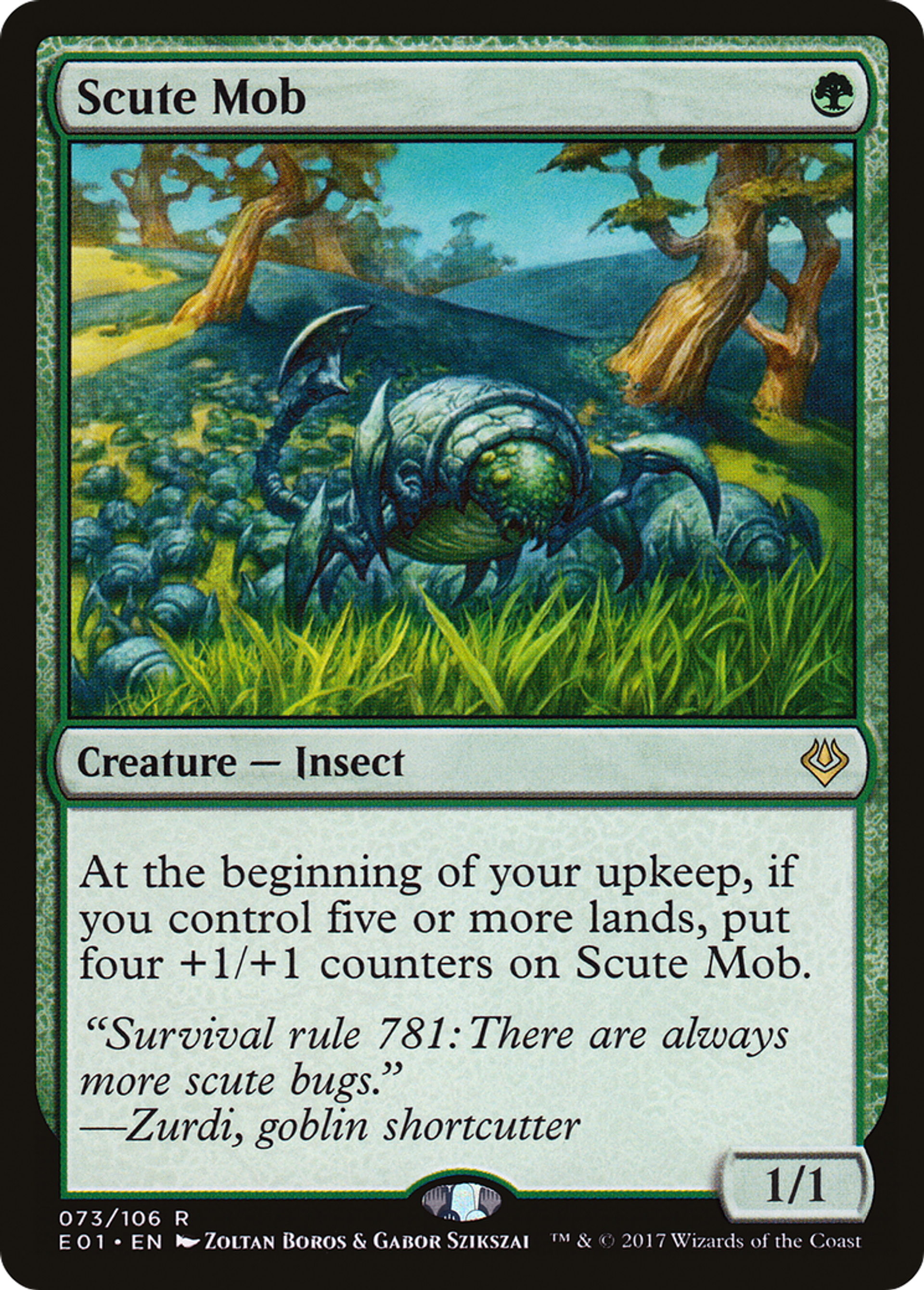 Scute Mob — Archenemy: Nicol Bolas — Magic: The Gathering