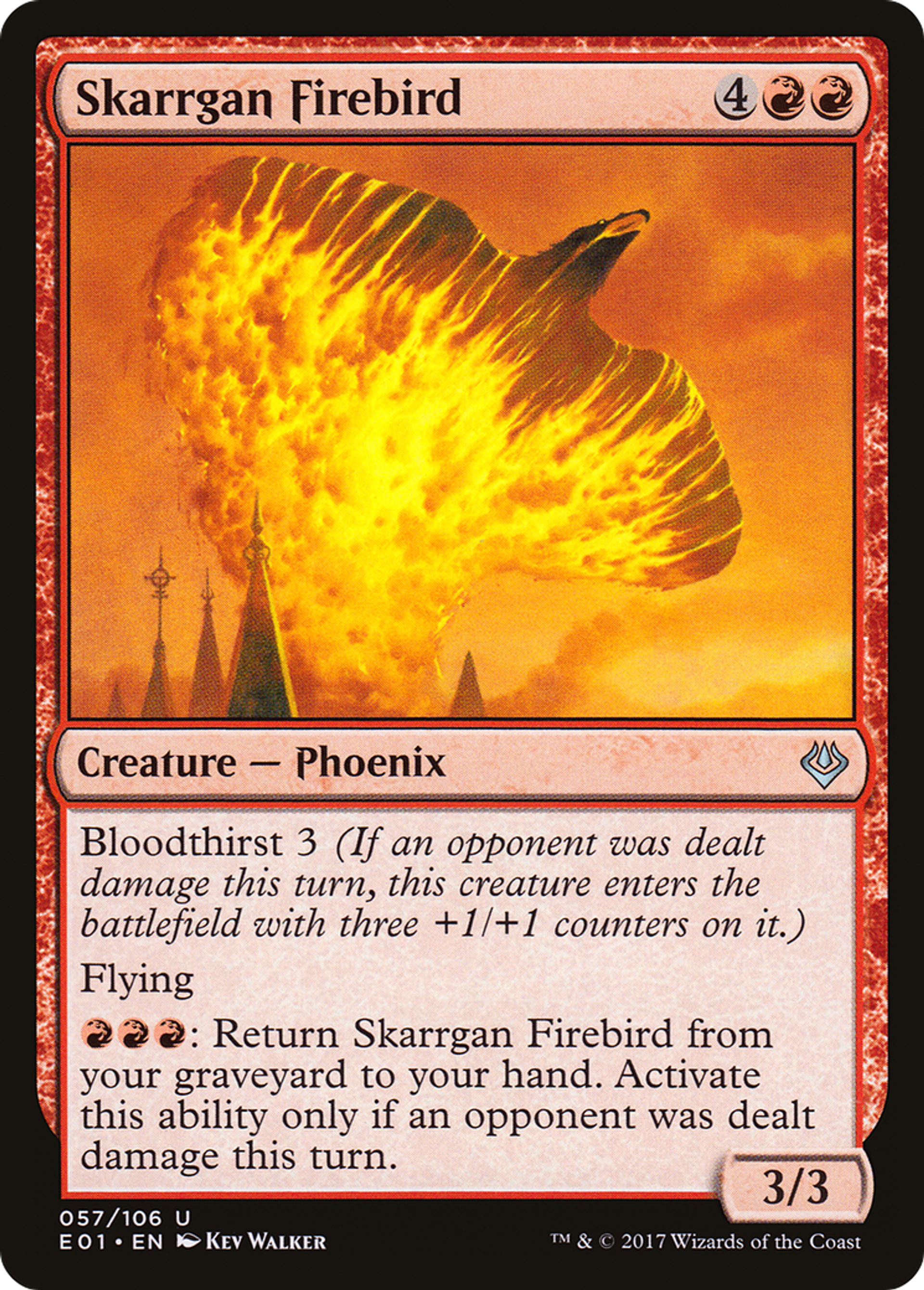 Skarrgan Firebird — Archenemy: Nicol Bolas — Magic: The Gathering