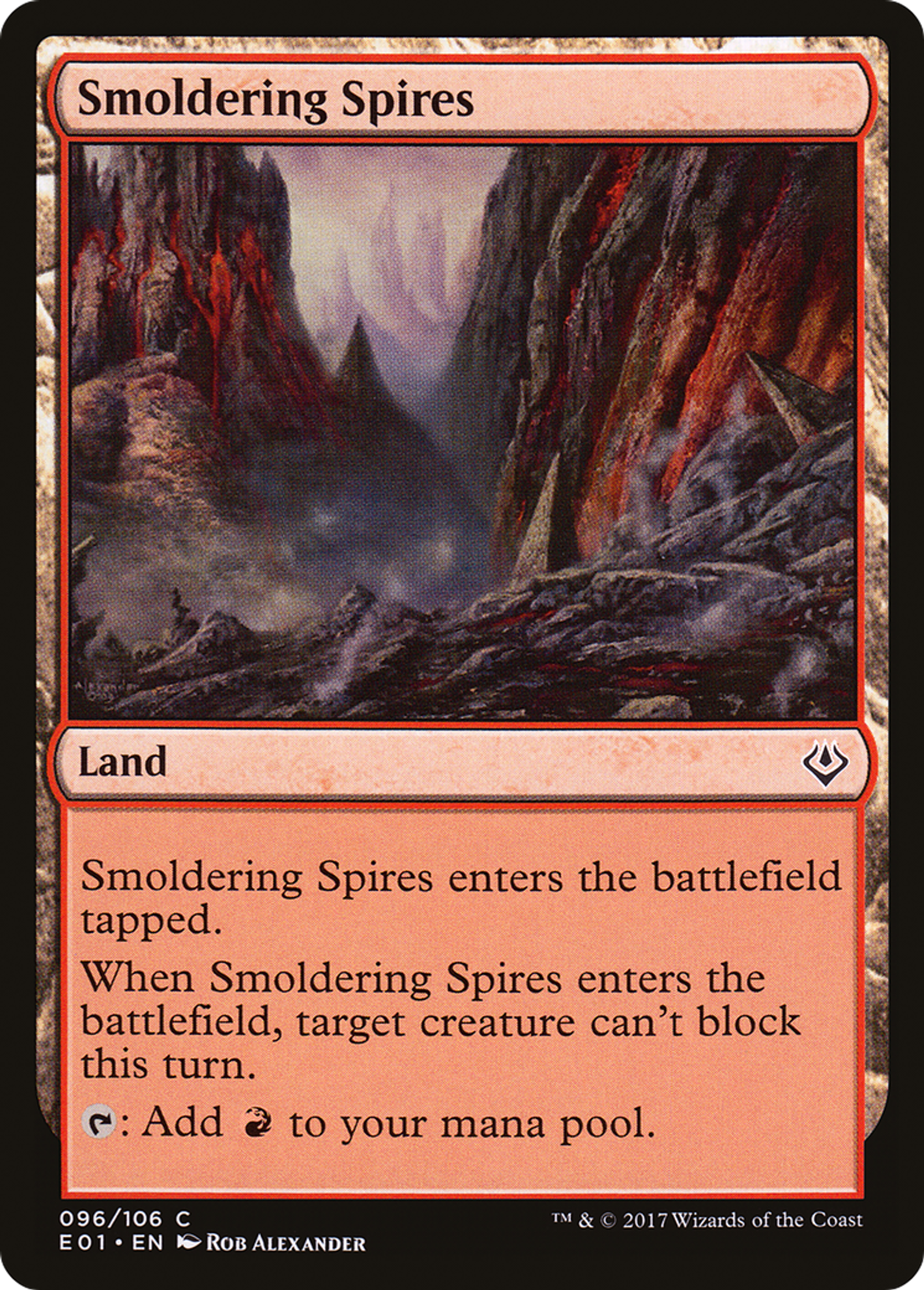 Smoldering Spires — Archenemy: Nicol Bolas — Magic: The Gathering