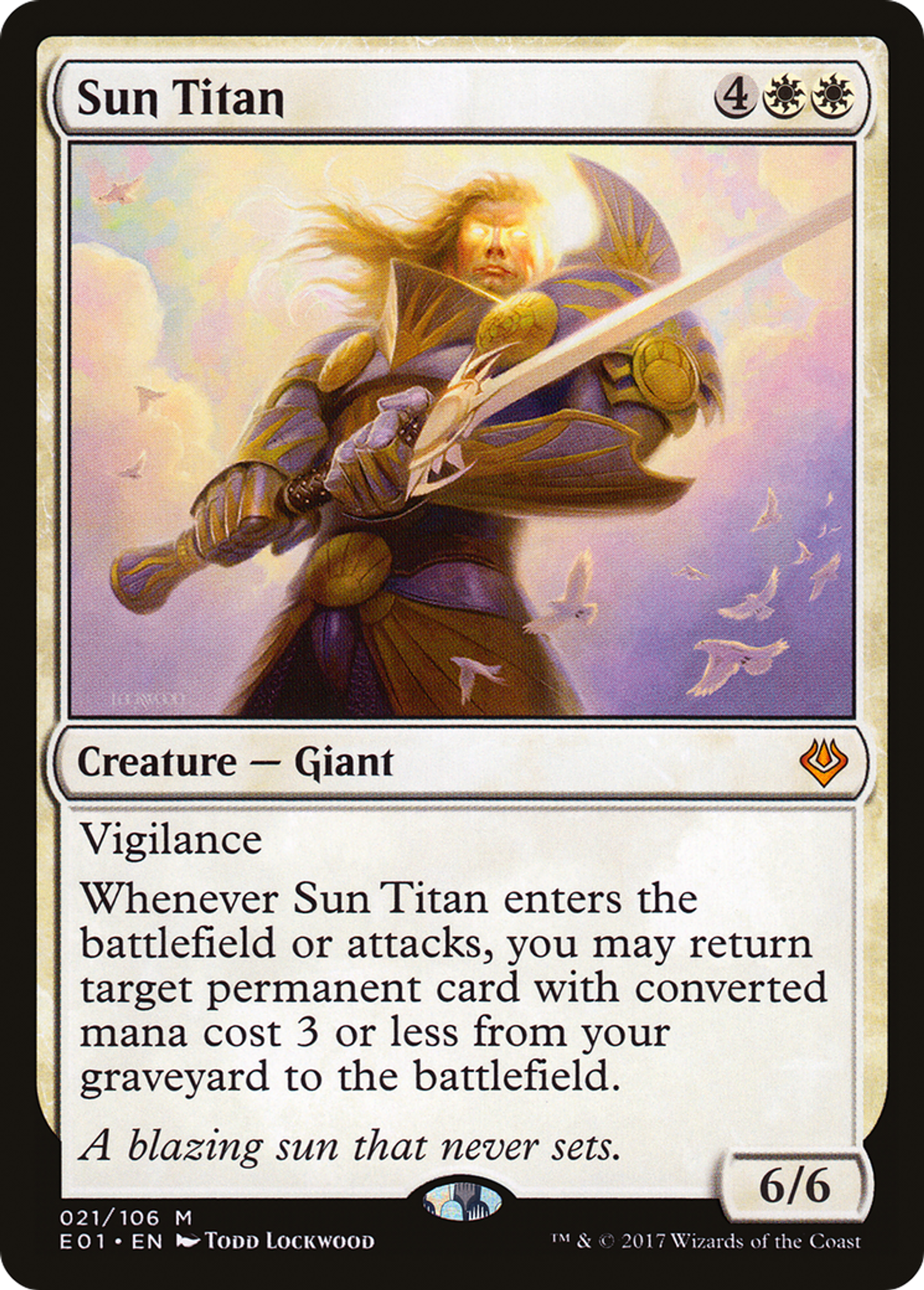 Sun Titan — Archenemy: Nicol Bolas — Magic: The Gathering