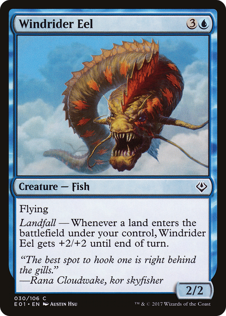Windrider Eel — Archenemy: Nicol Bolas — Magic: The Gathering