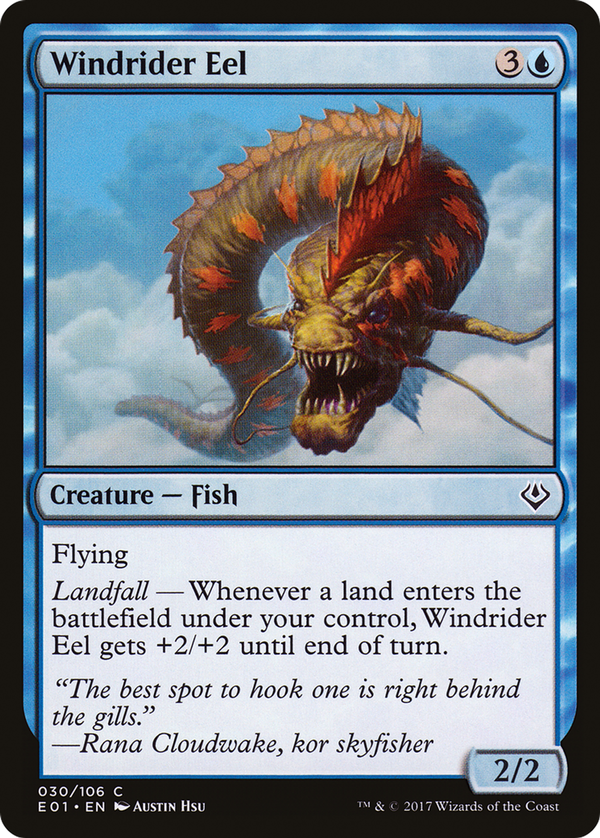 Windrider Eel — Archenemy: Nicol Bolas — Magic: The Gathering