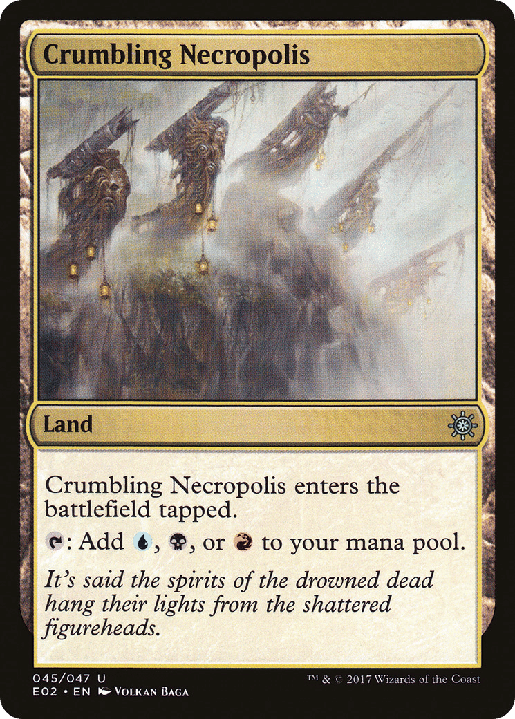 Crumbling Necropolis — Explorers of Ixalan — Magic: The Gathering