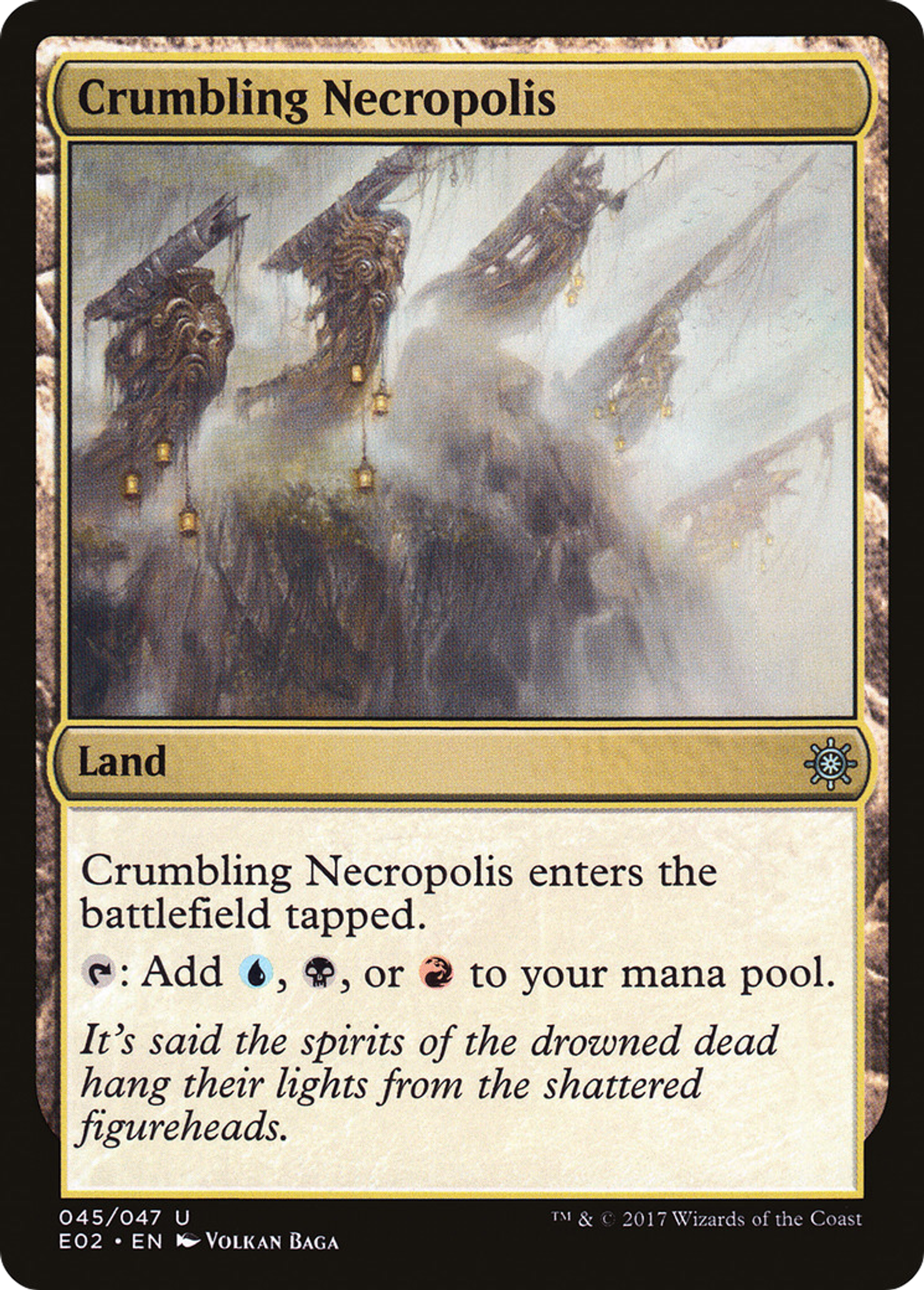Crumbling Necropolis — Explorers of Ixalan — Magic: The Gathering