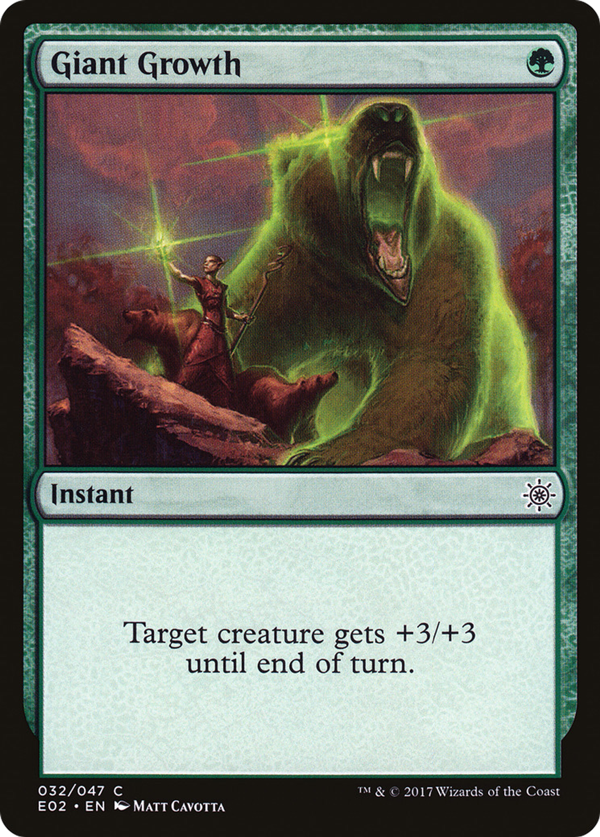 Giant Growth — Explorers of Ixalan — Magic: The Gathering