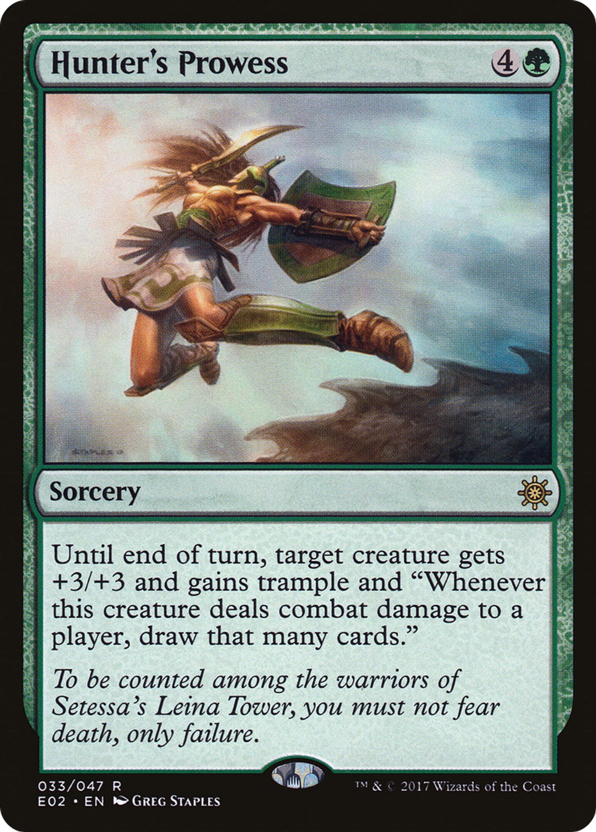Hunter's Prowess — Explorers of Ixalan — Magic: The Gathering