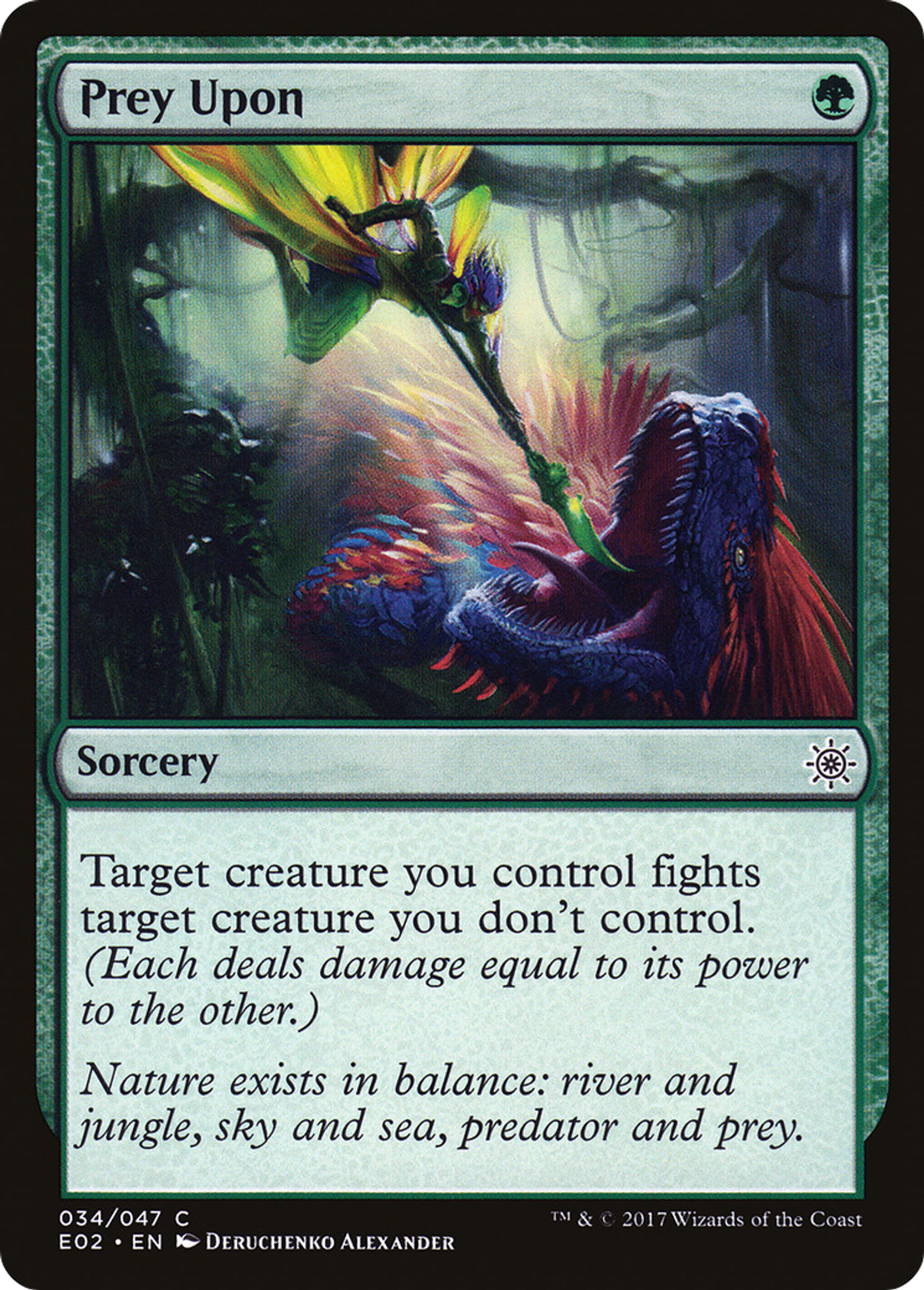 Prey Upon — Explorers of Ixalan — Magic: The Gathering