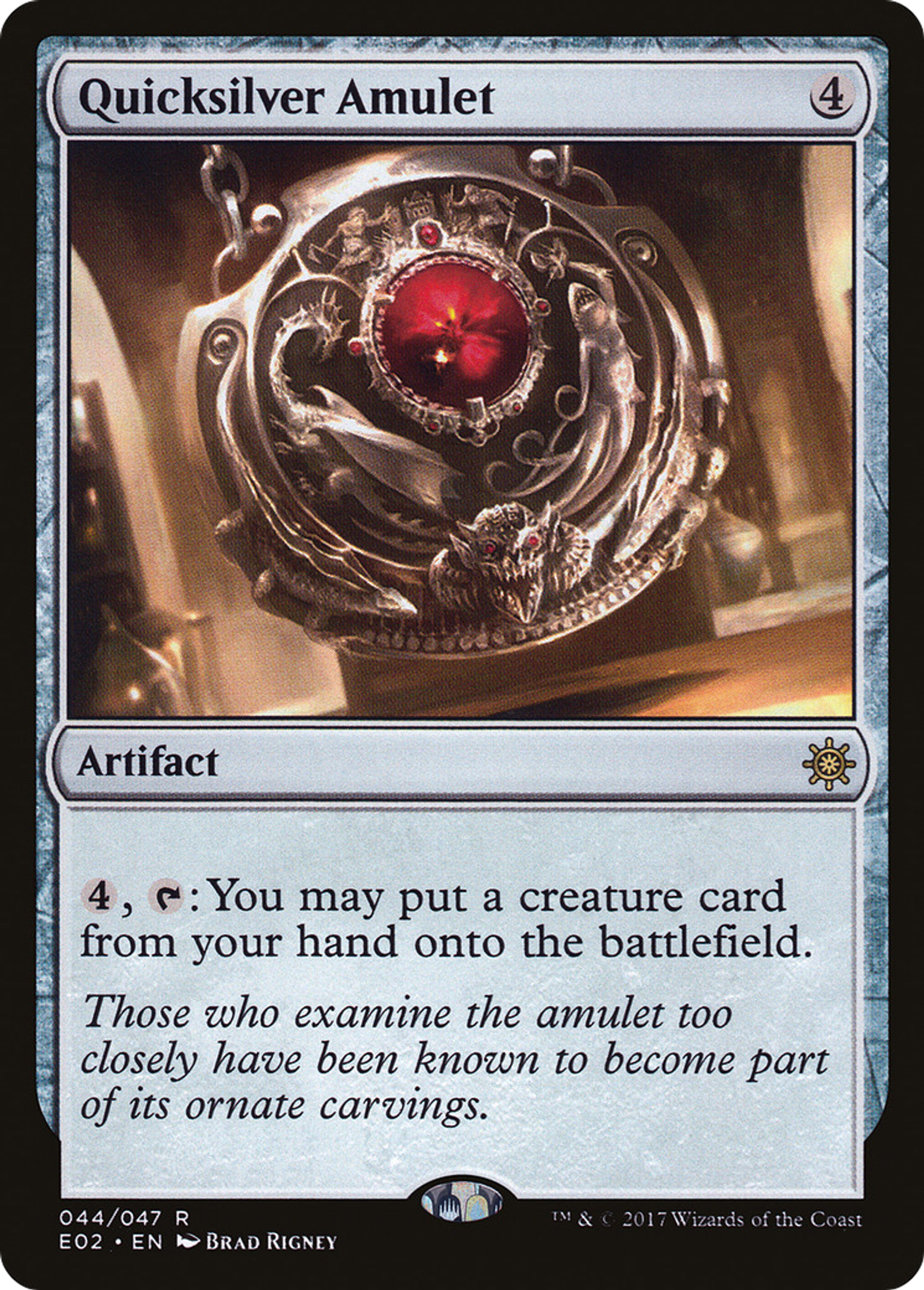 Quicksilver Amulet — Explorers of Ixalan — Magic: The Gathering