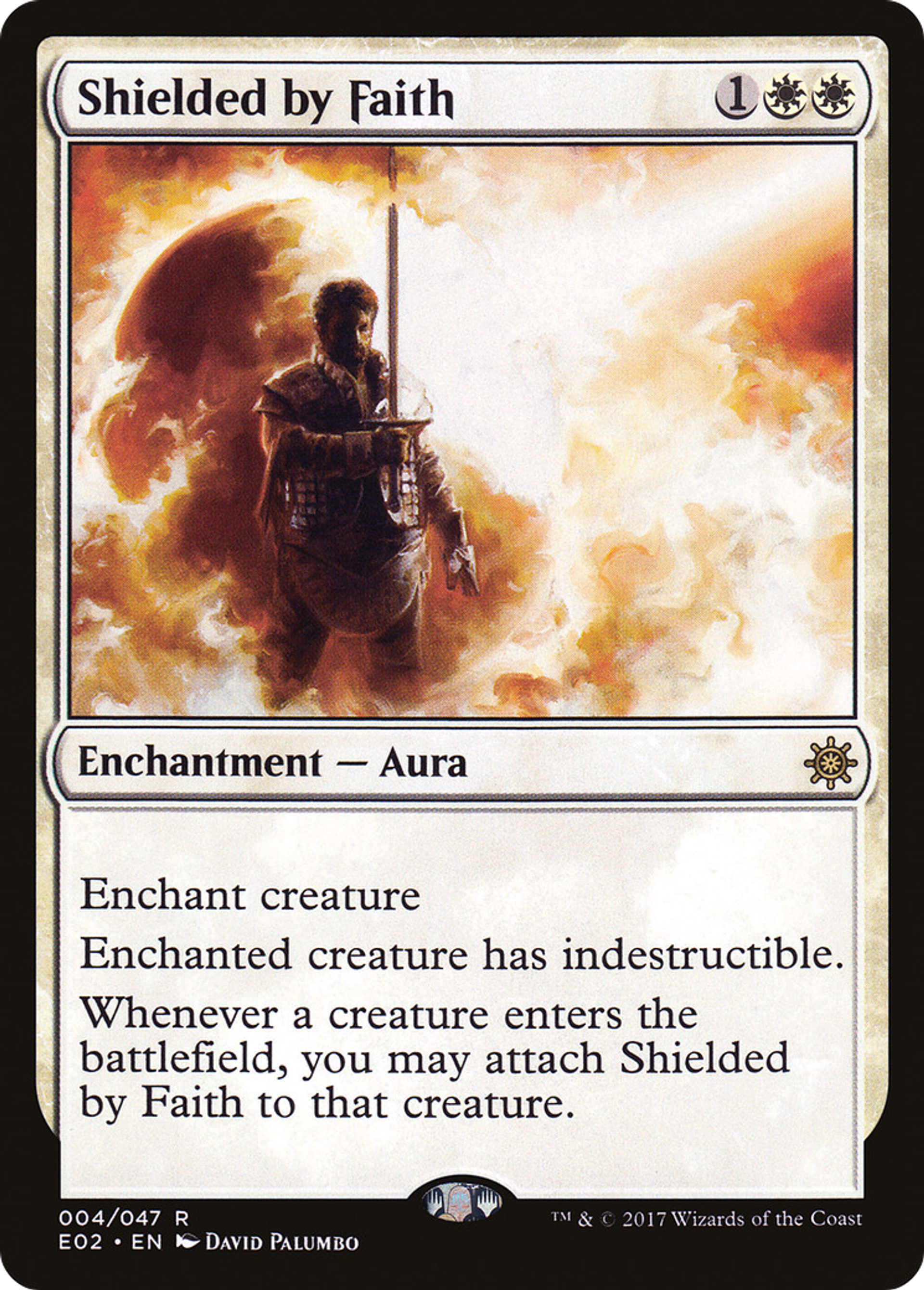 Shielded by Faith — Explorers of Ixalan — Magic: The Gathering
