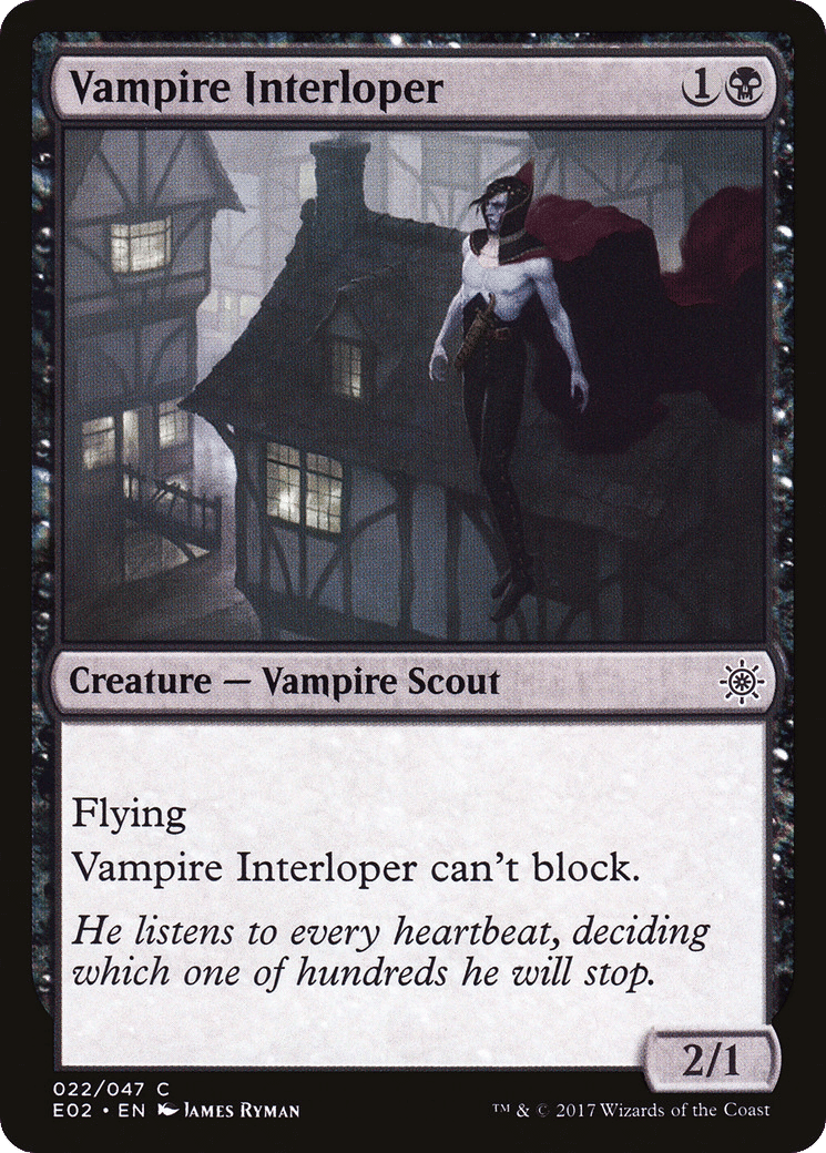 Vampire Interloper — Explorers of Ixalan — Magic: The Gathering