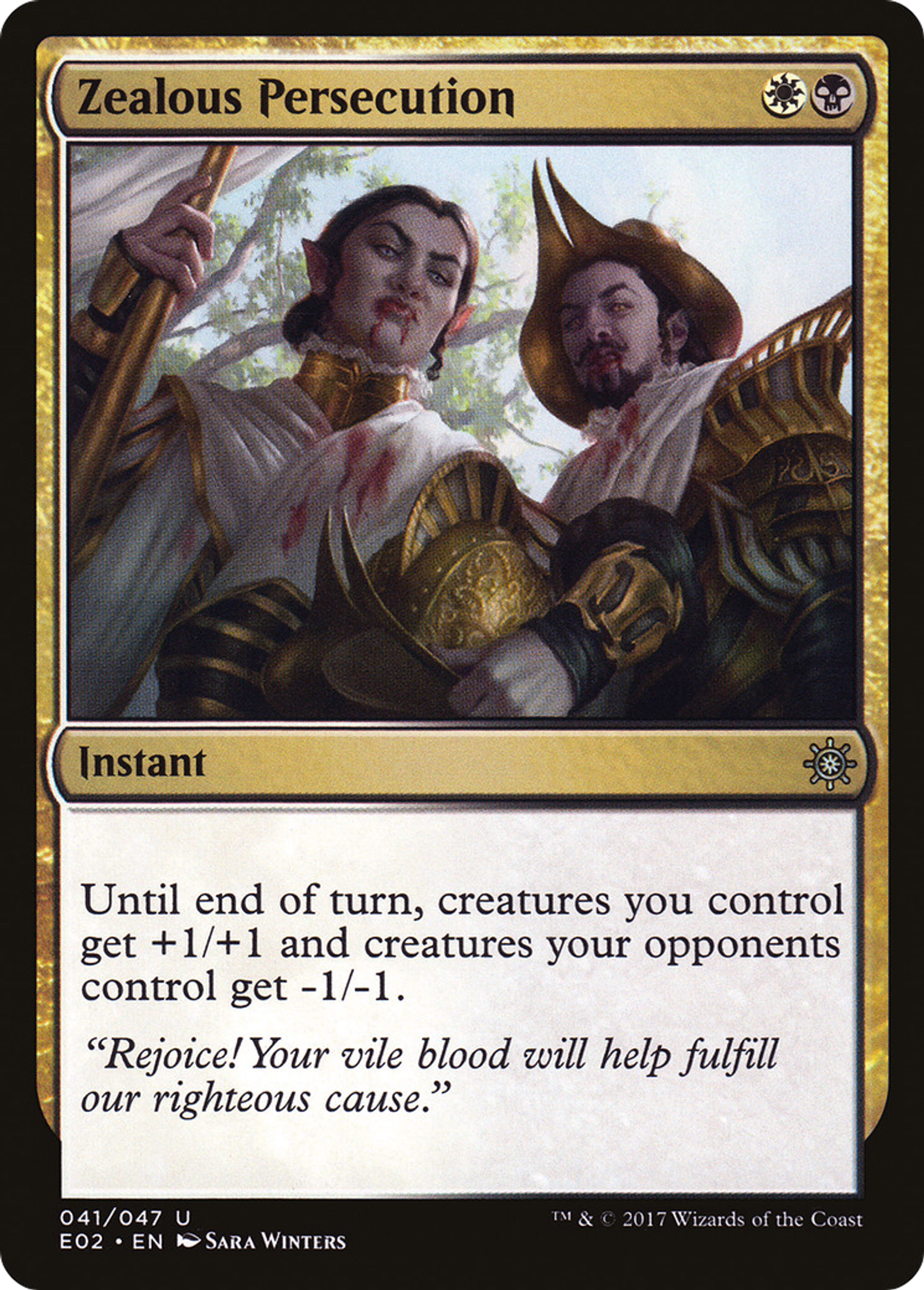 Zealous Persecution — Explorers of Ixalan — Magic: The Gathering