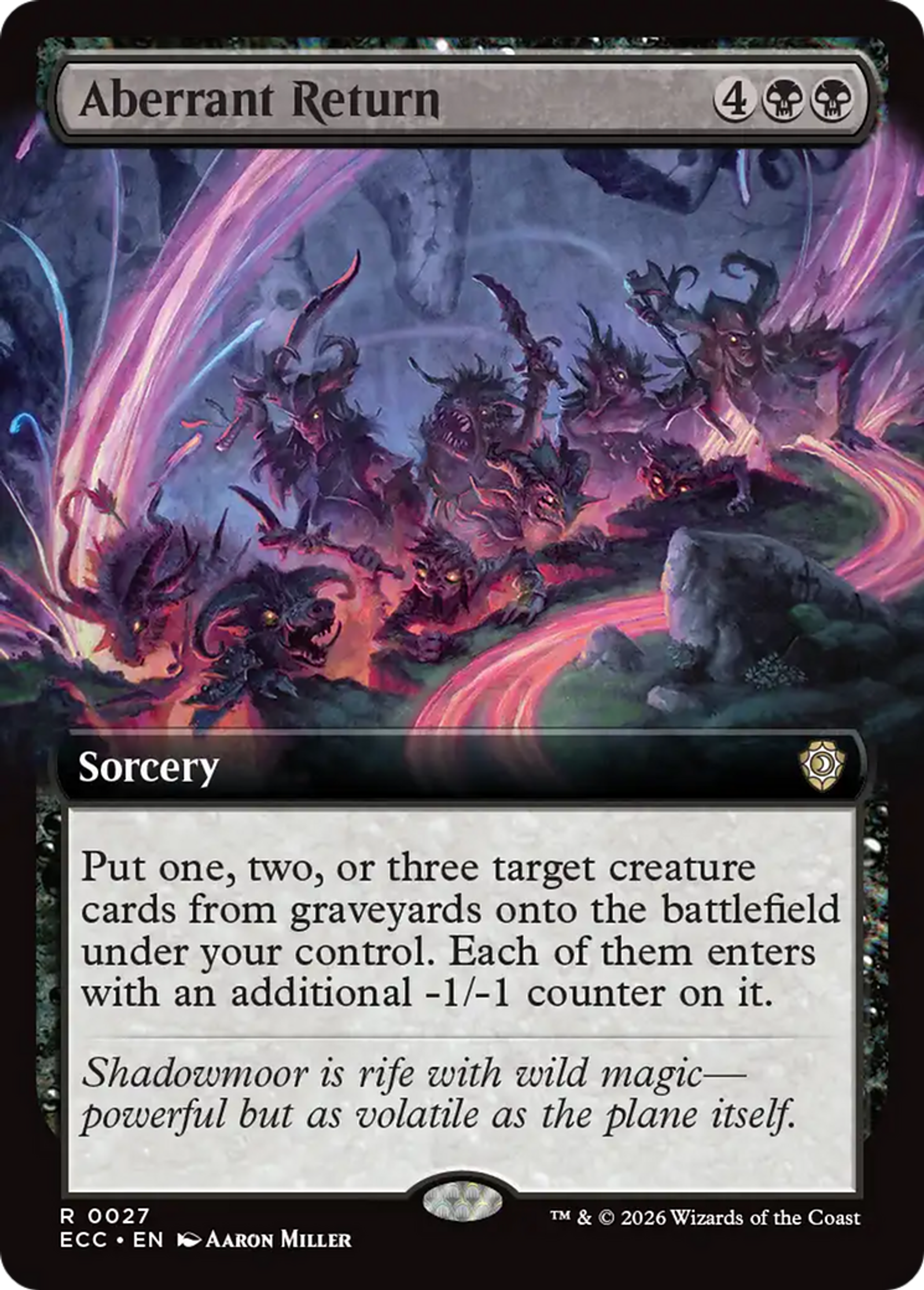 Aberrant Return — Lorwyn Eclipsed Commander — Magic: The Gathering
