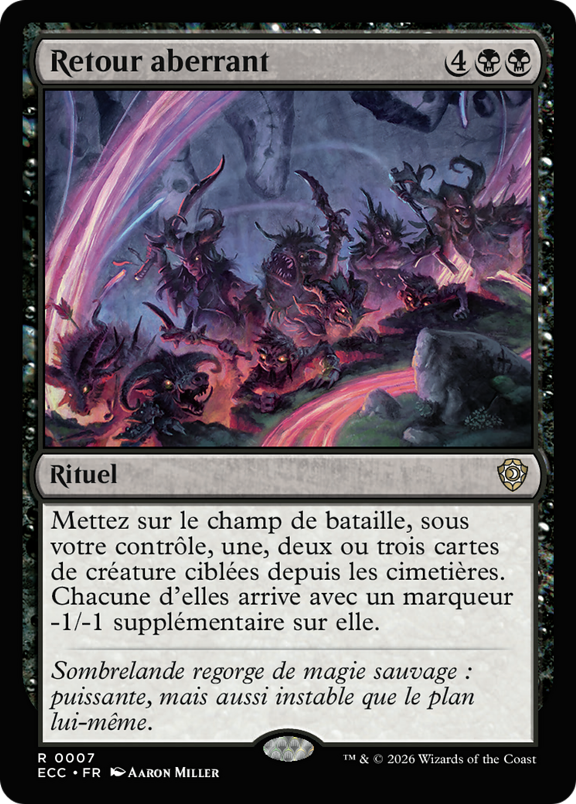 Retour aberrant — Lorwyn Eclipsed Commander — Magic: The Gathering