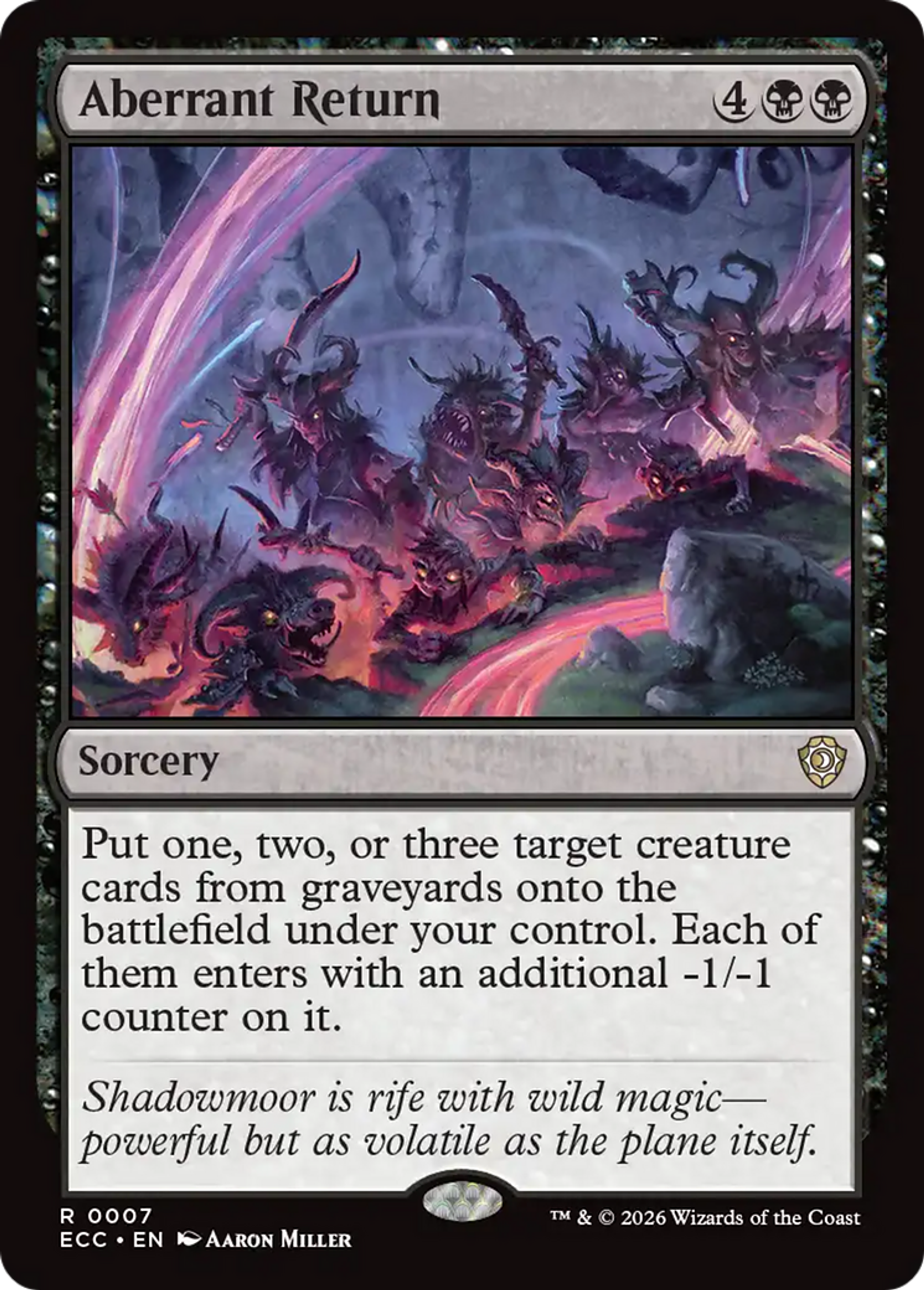 Aberrant Return — Lorwyn Eclipsed Commander — Magic: The Gathering