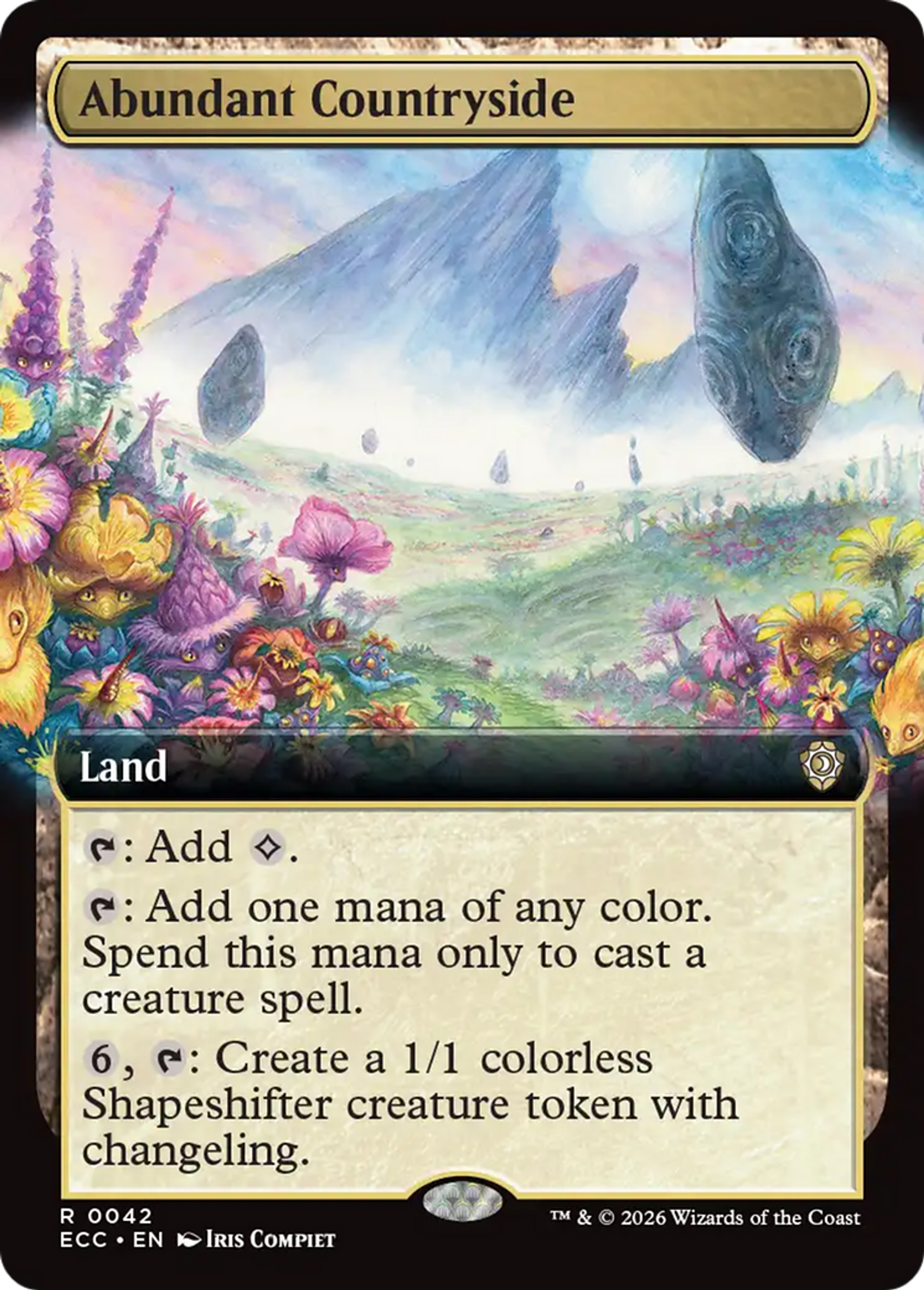Abundant Countryside — Lorwyn Eclipsed Commander — Magic: The Gathering