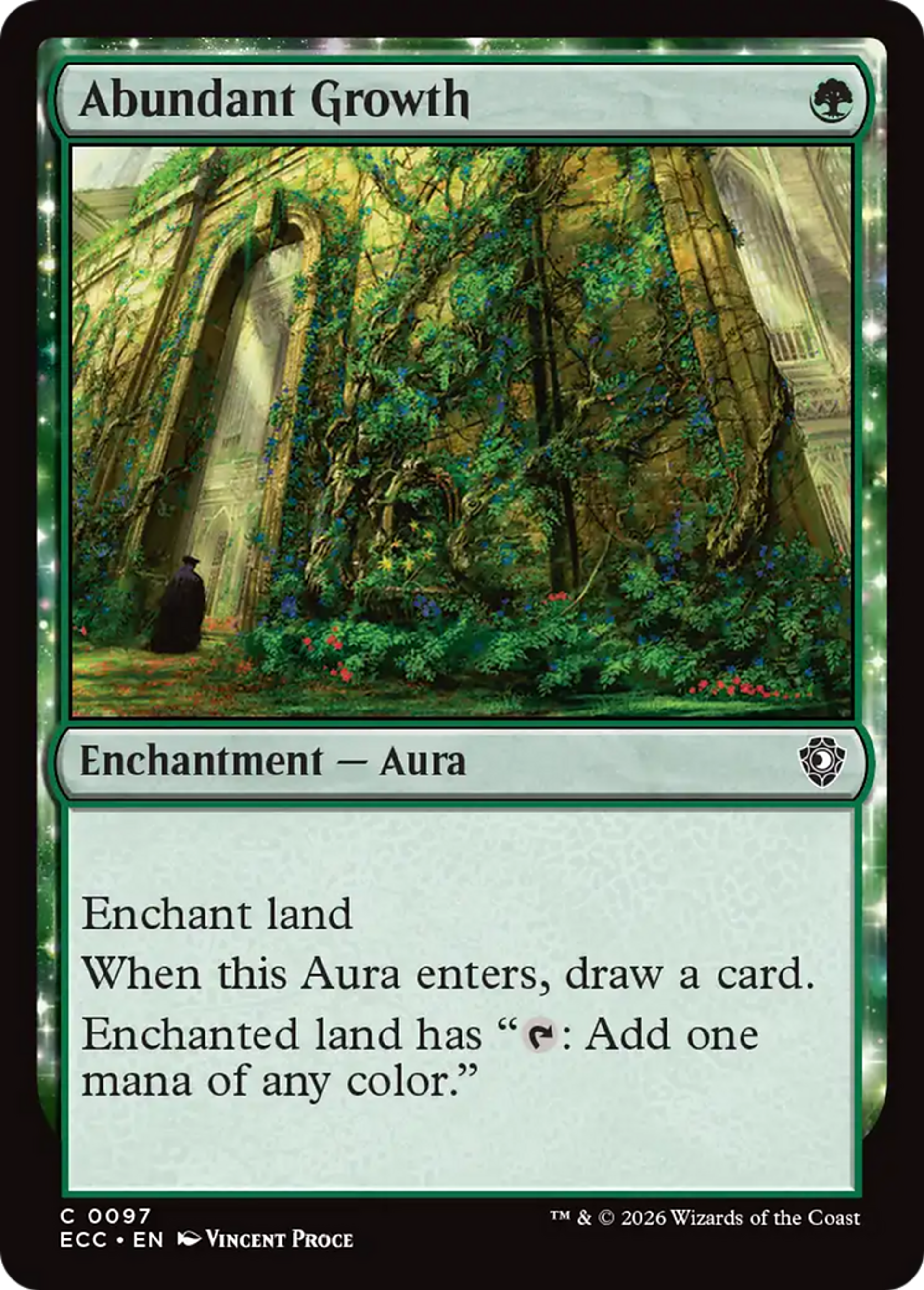 Abundant Growth — Lorwyn Eclipsed Commander — Magic: The Gathering