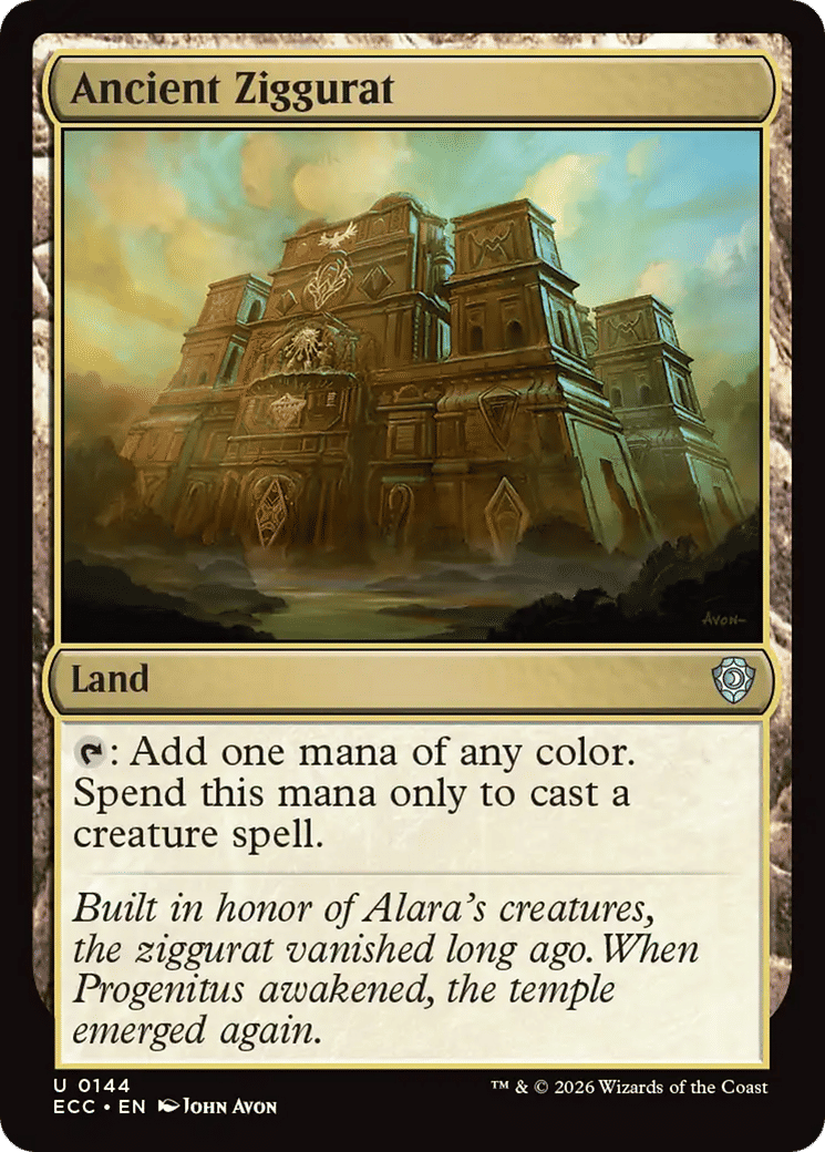 Ancient Ziggurat — Lorwyn Eclipsed Commander — Magic: The Gathering