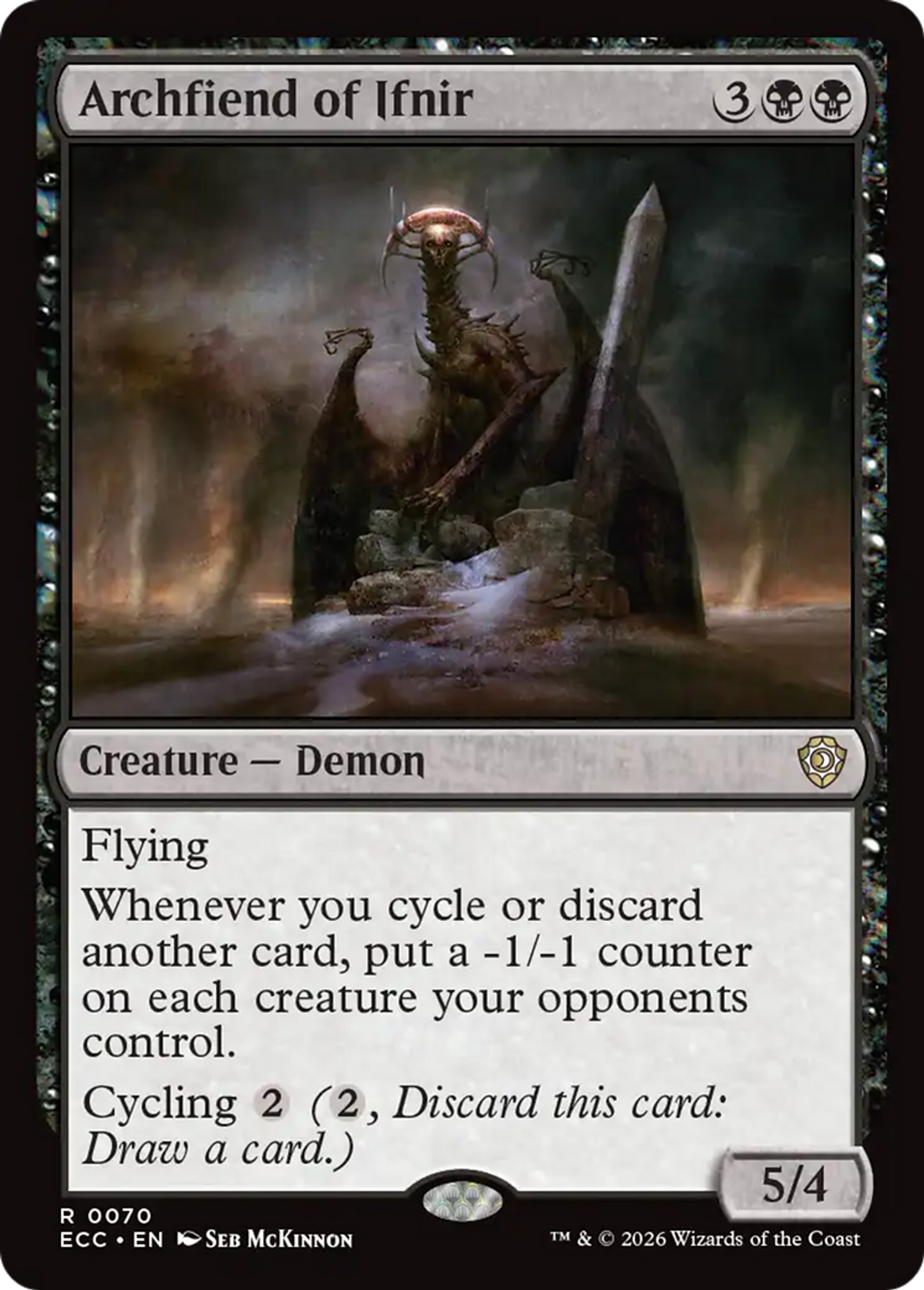 Archfiend of Ifnir — Lorwyn Eclipsed Commander — Magic: The Gathering