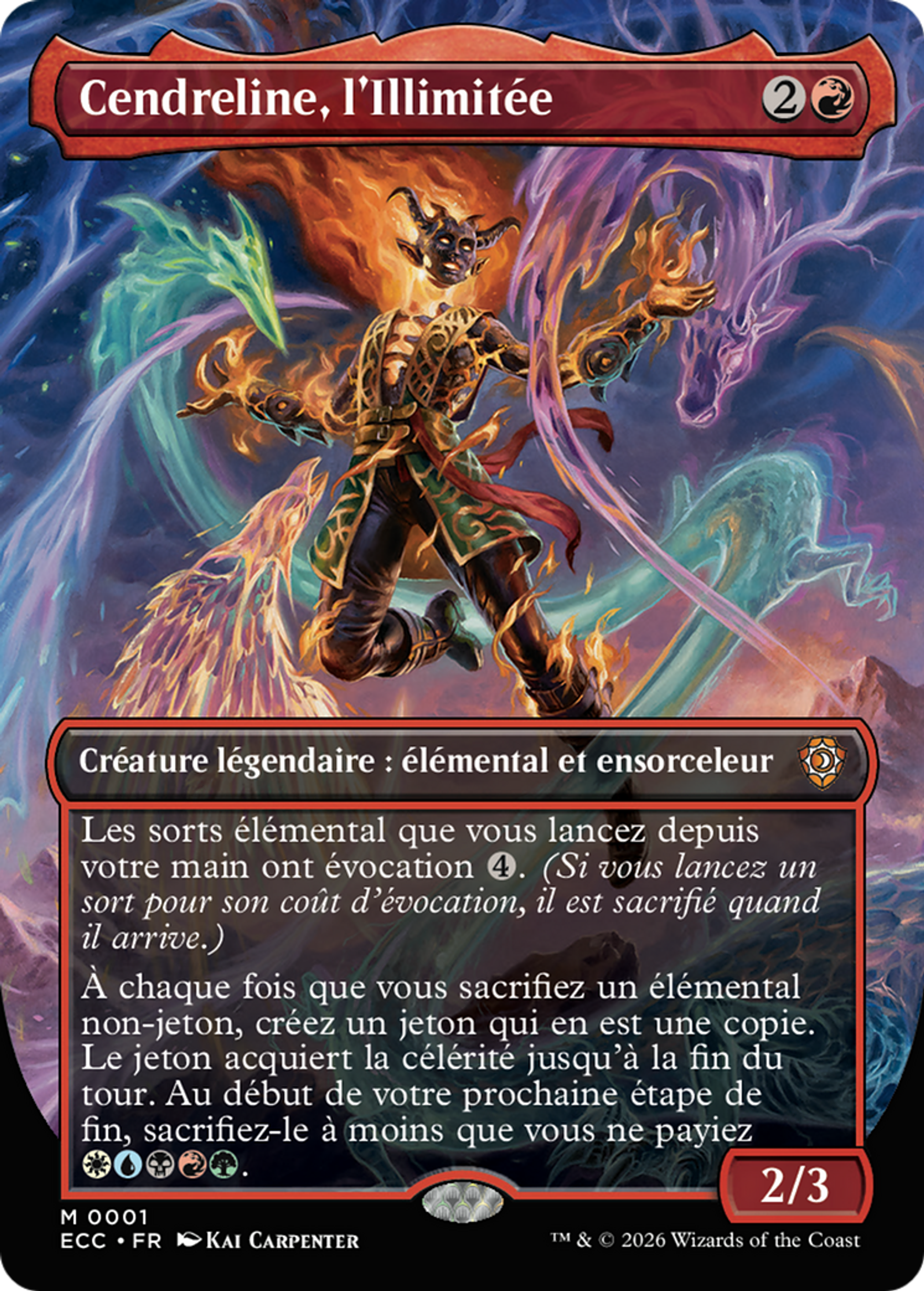 Cendreline, l'Illimitée — Lorwyn Eclipsed Commander — Magic: The Gathering