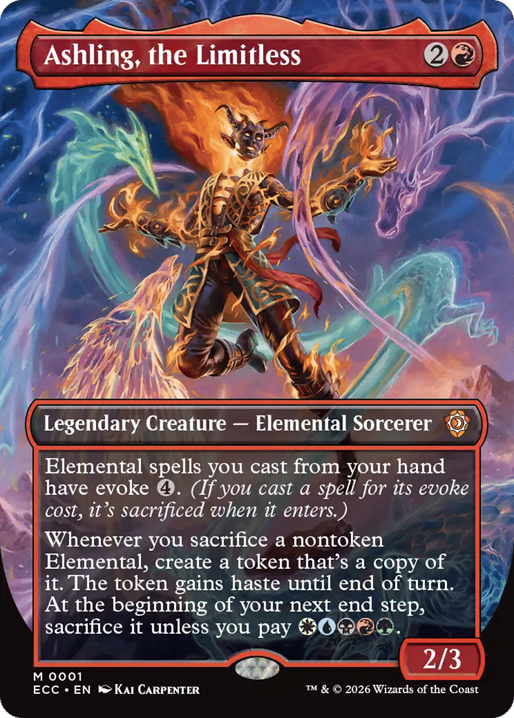 Ashling, the Limitless — Lorwyn Eclipsed Commander — Magic: The Gathering