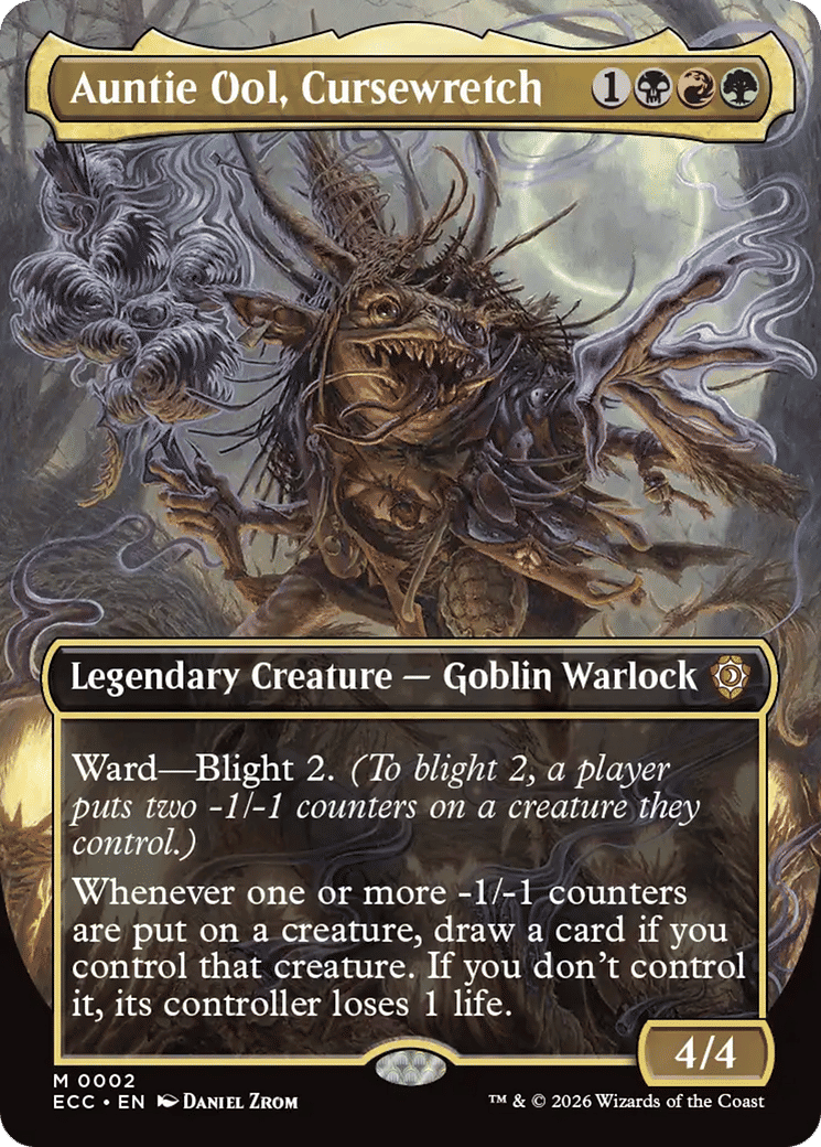 Auntie Ool, Cursewretch — Lorwyn Eclipsed Commander — Magic: The Gathering