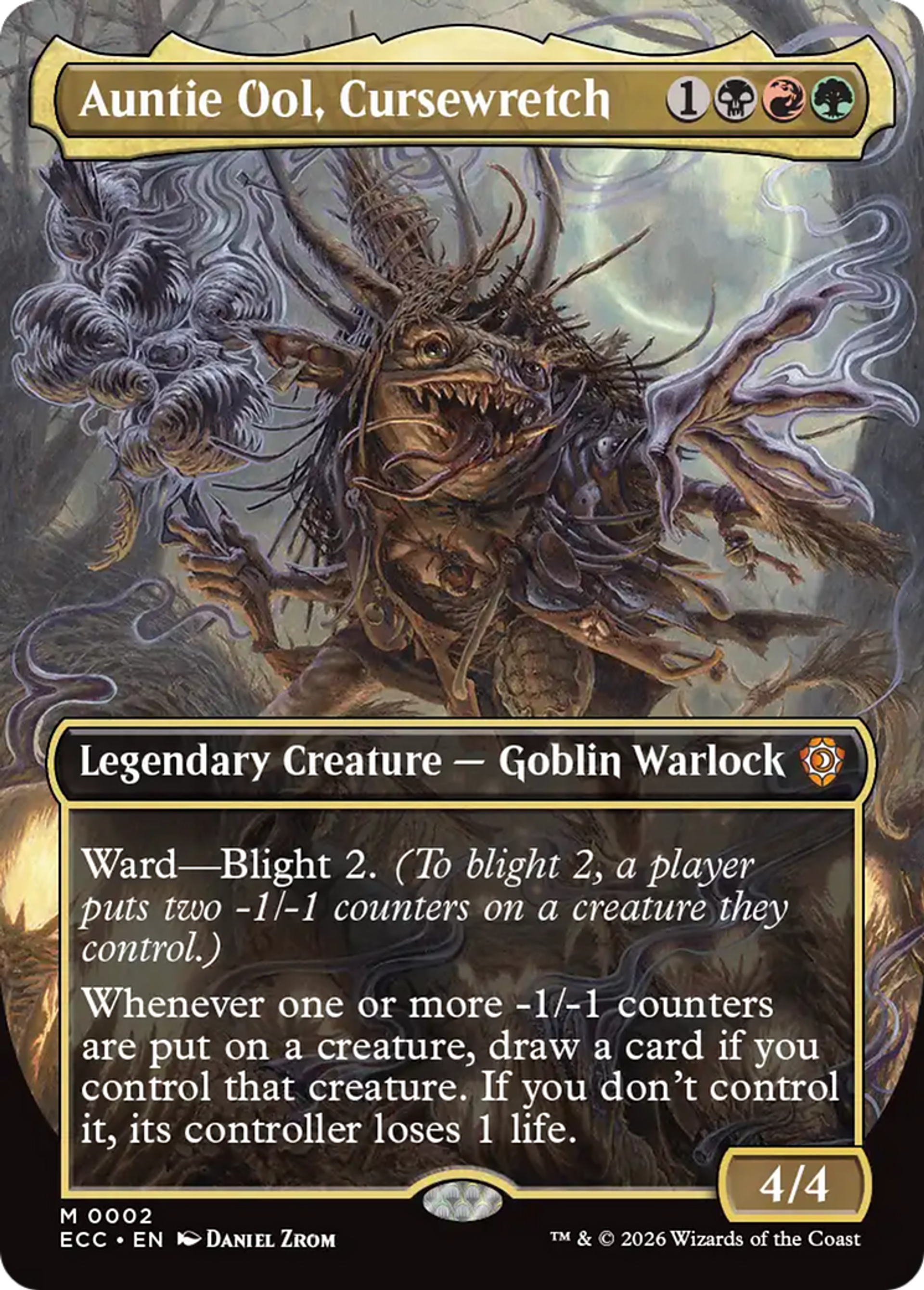 Auntie Ool, Cursewretch — Lorwyn Eclipsed Commander — Magic: The Gathering