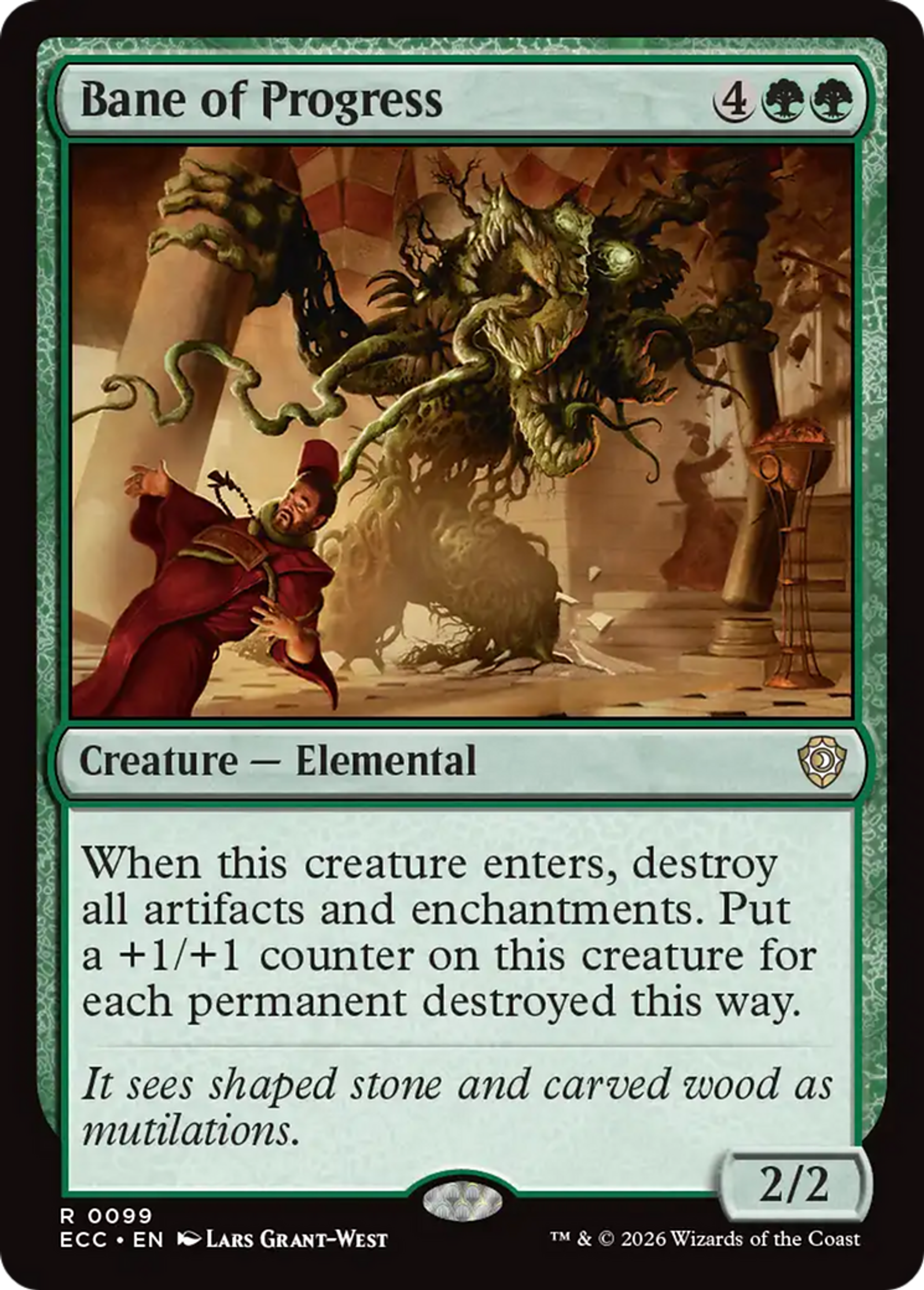 Bane of Progress — Lorwyn Eclipsed Commander — Magic: The Gathering