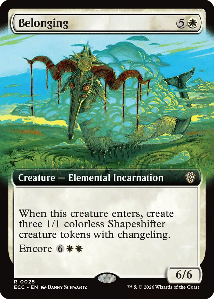 Belonging — Lorwyn Eclipsed Commander — Magic: The Gathering