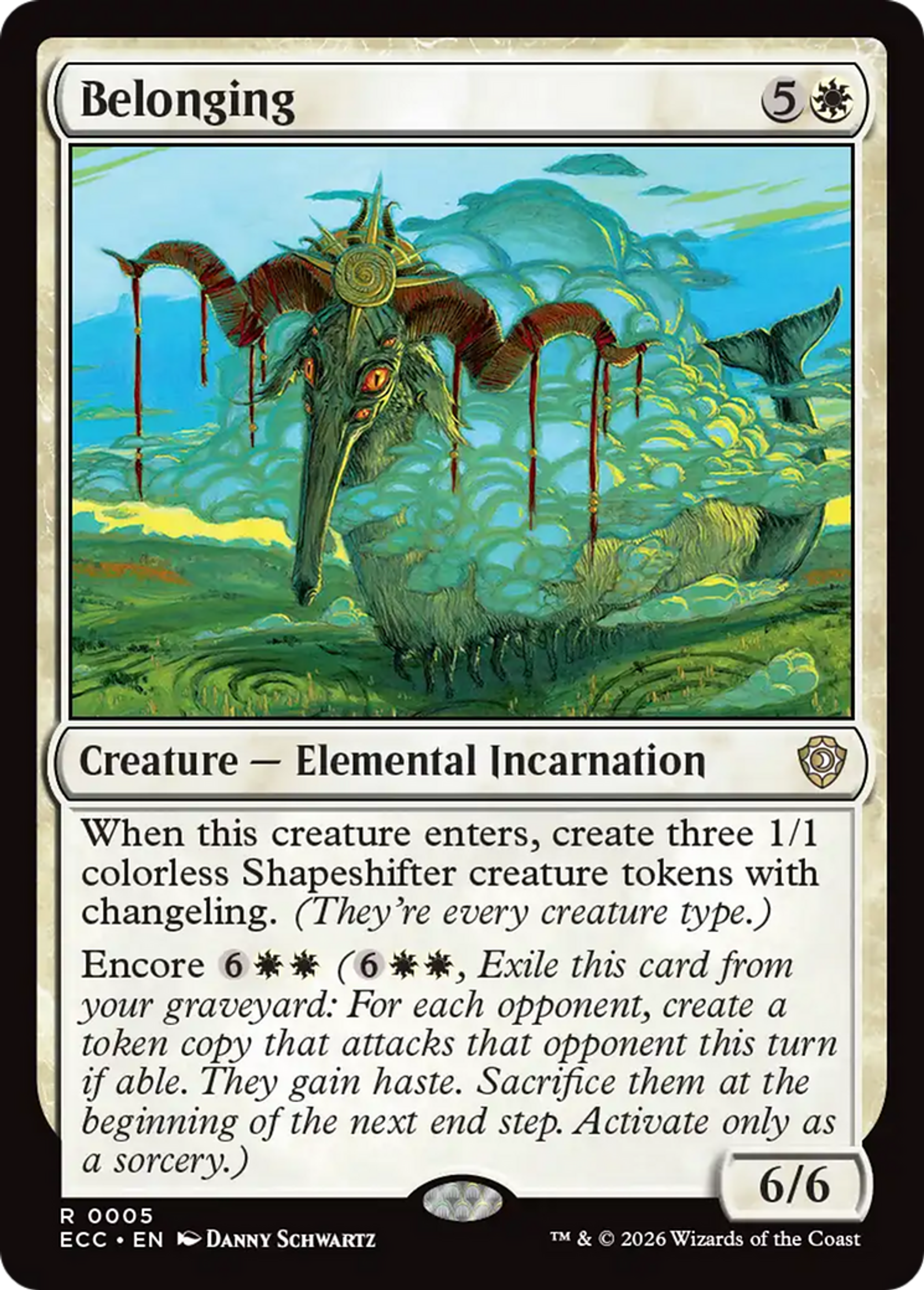 Belonging — Lorwyn Eclipsed Commander — Magic: The Gathering