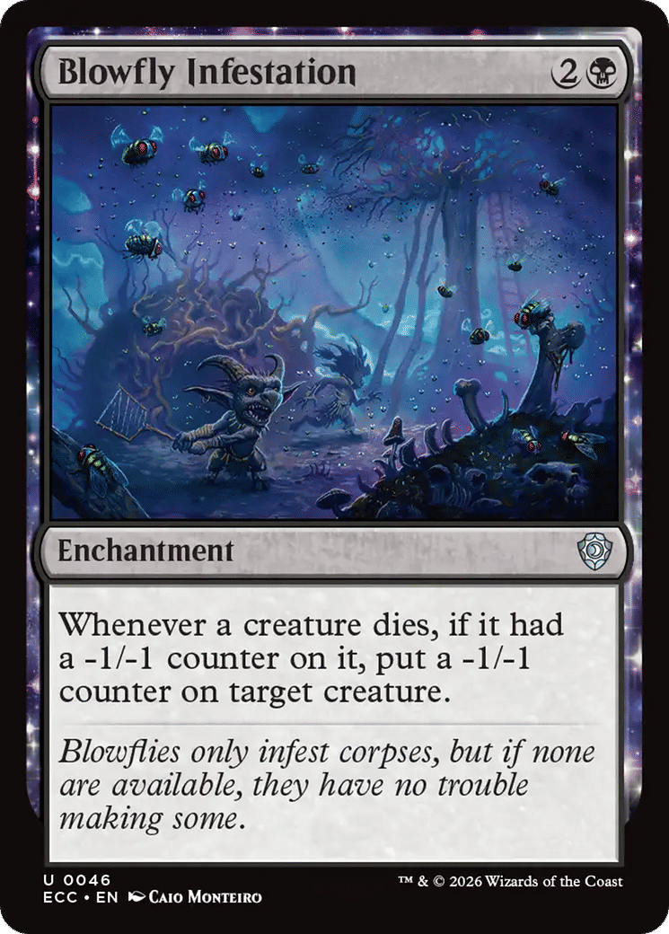 Blowfly Infestation — Lorwyn Eclipsed Commander — Magic: The Gathering