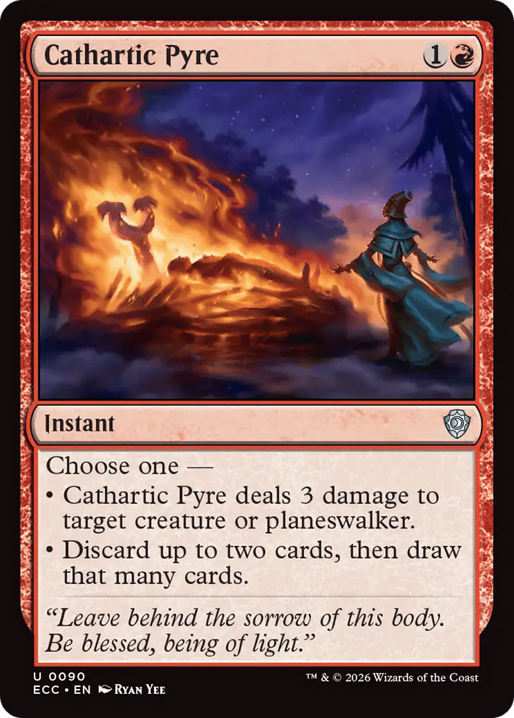 Cathartic Pyre — Lorwyn Eclipsed Commander — Magic: The Gathering