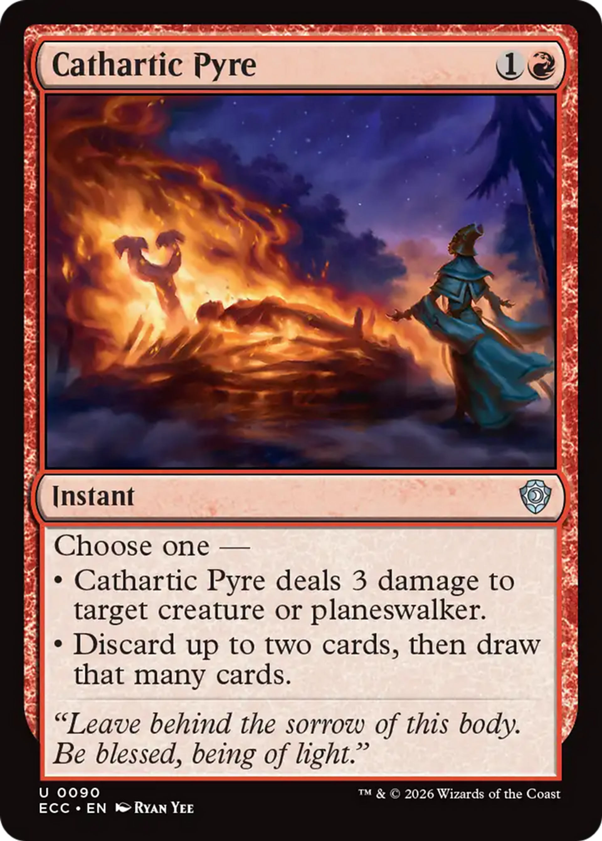 Cathartic Pyre — Lorwyn Eclipsed Commander — Magic: The Gathering