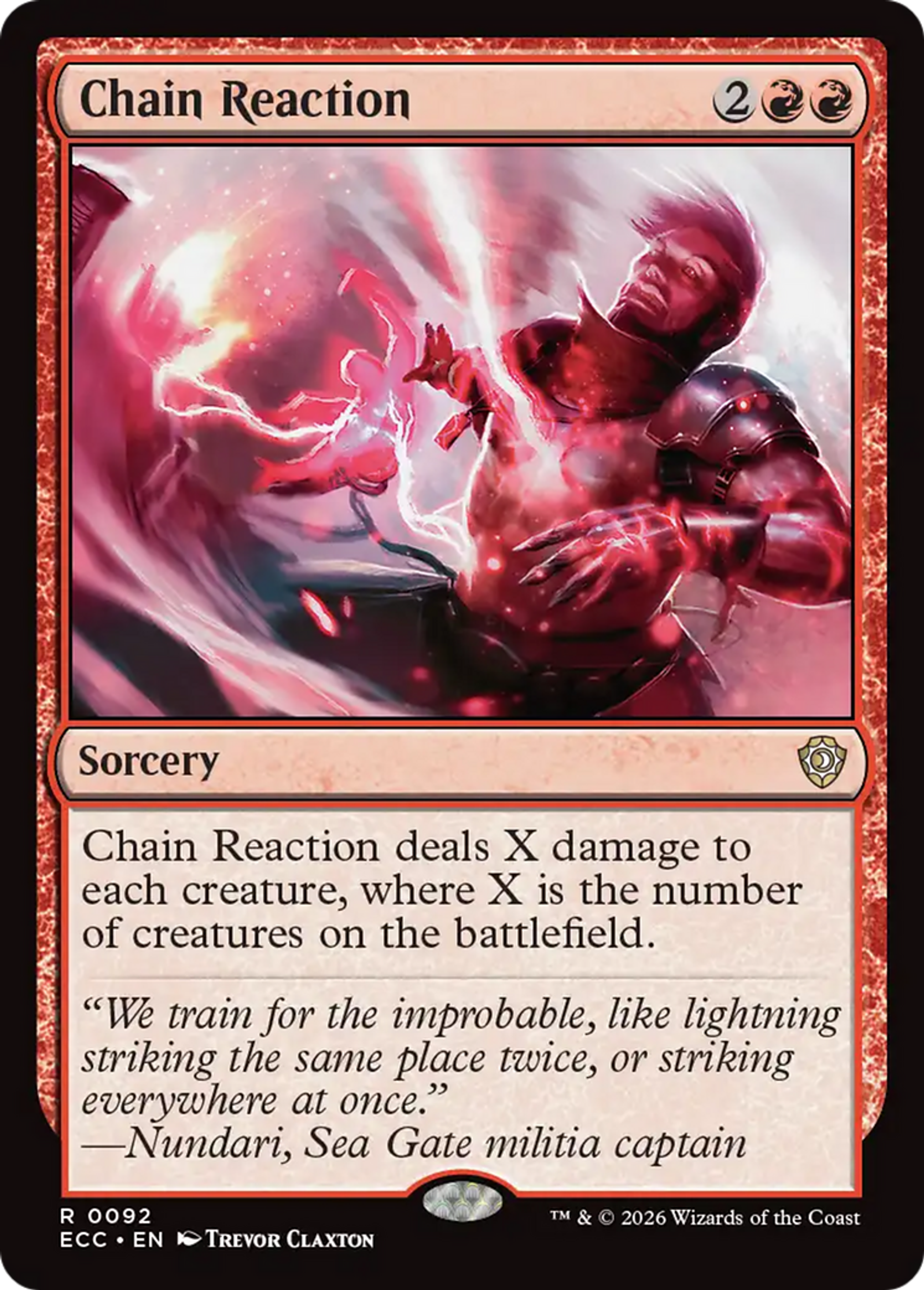 Chain Reaction — Lorwyn Eclipsed Commander — Magic: The Gathering