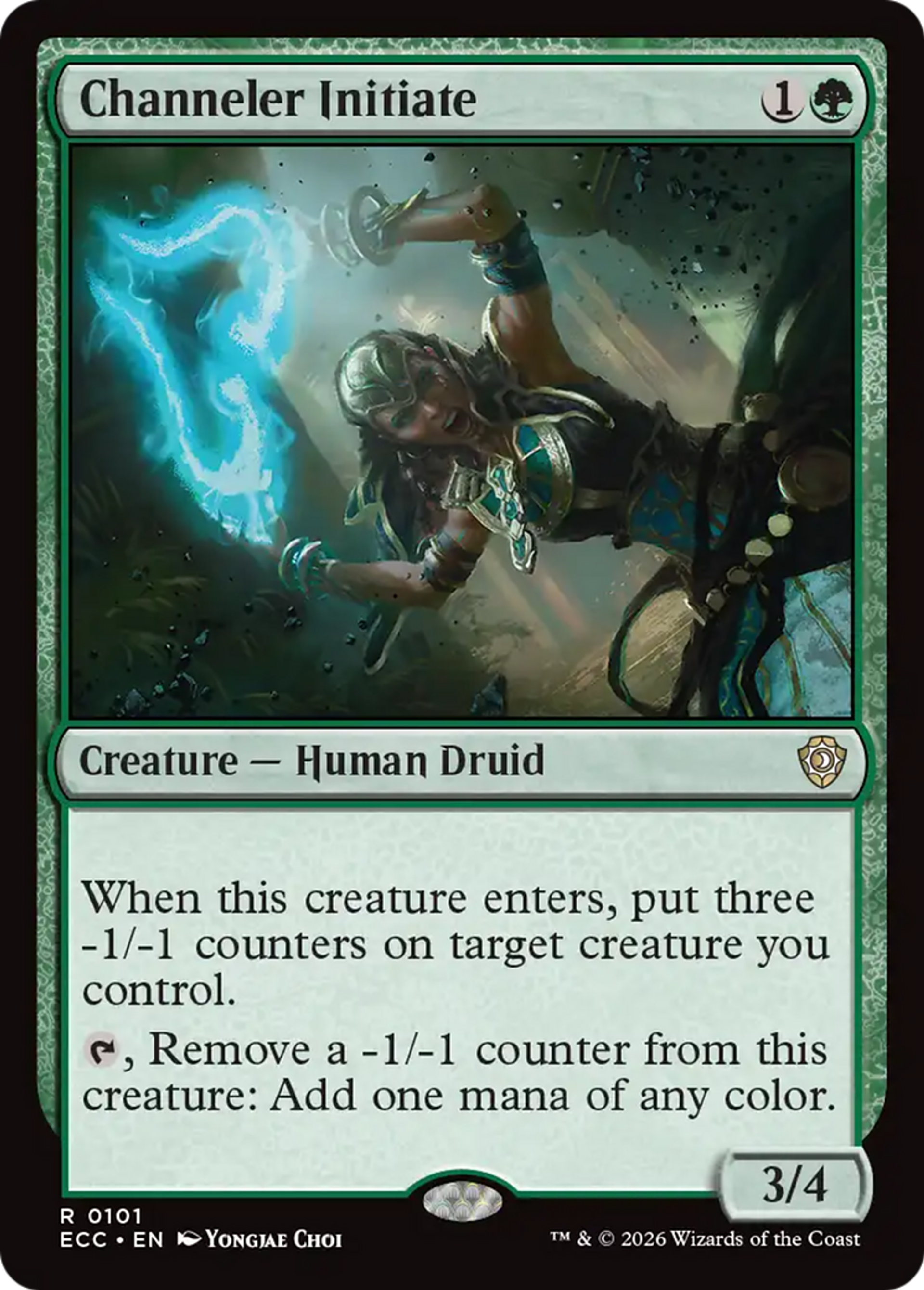 Channeler Initiate — Lorwyn Eclipsed Commander — Magic: The Gathering
