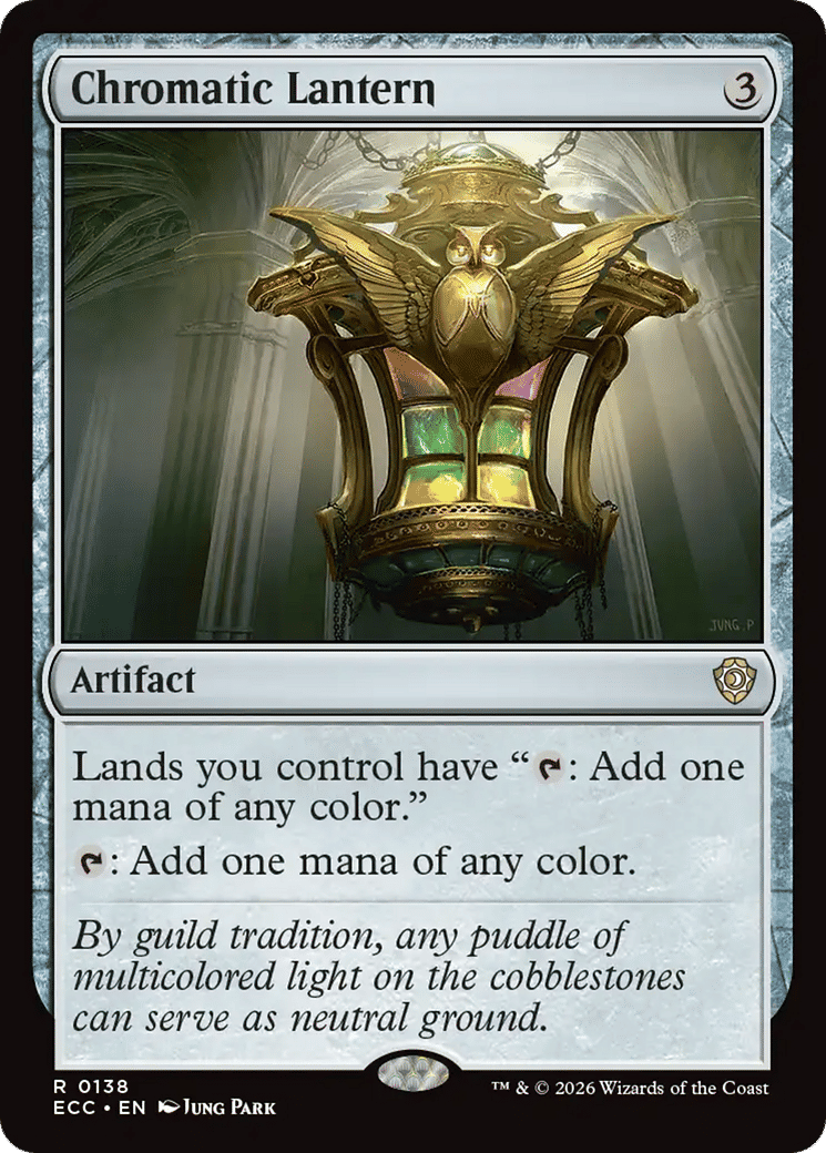 Chromatic Lantern — Lorwyn Eclipsed Commander — Magic: The Gathering