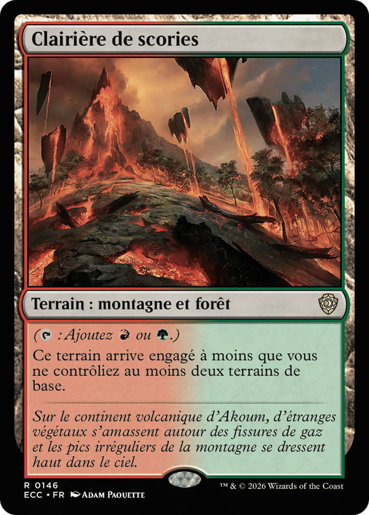 Clairière de scories — Lorwyn Eclipsed Commander — Magic: The Gathering