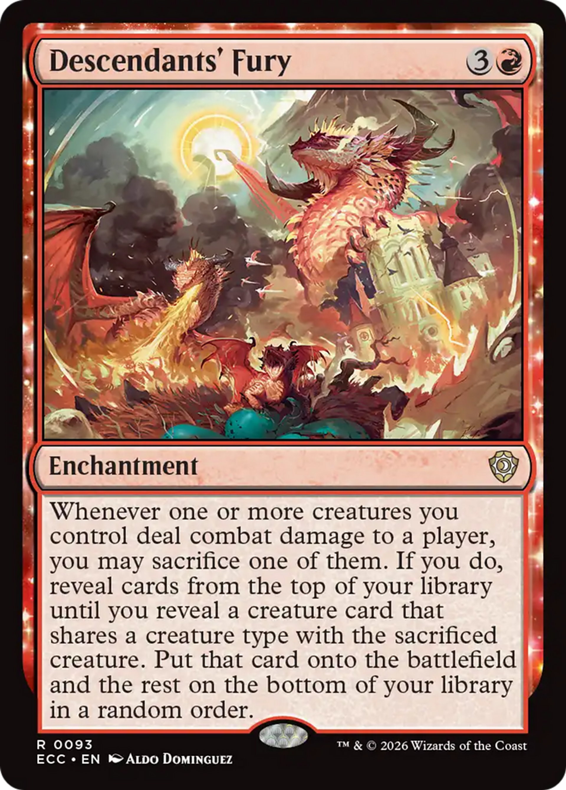 Descendants' Fury — Lorwyn Eclipsed Commander — Magic: The Gathering
