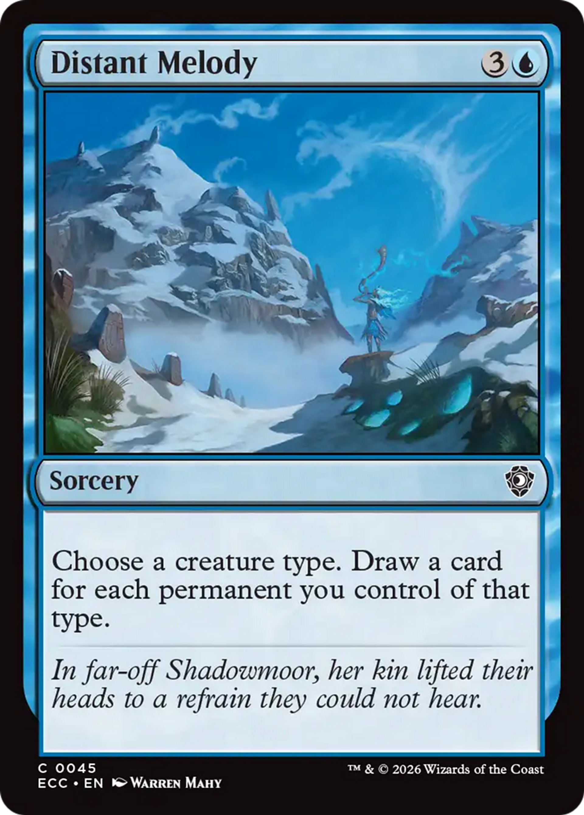 Distant Melody — Lorwyn Eclipsed Commander — Magic: The Gathering