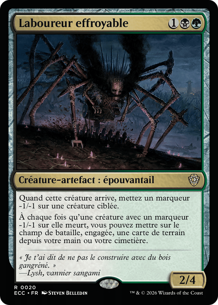 Laboureur effroyable — Lorwyn Eclipsed Commander — Magic: The Gathering