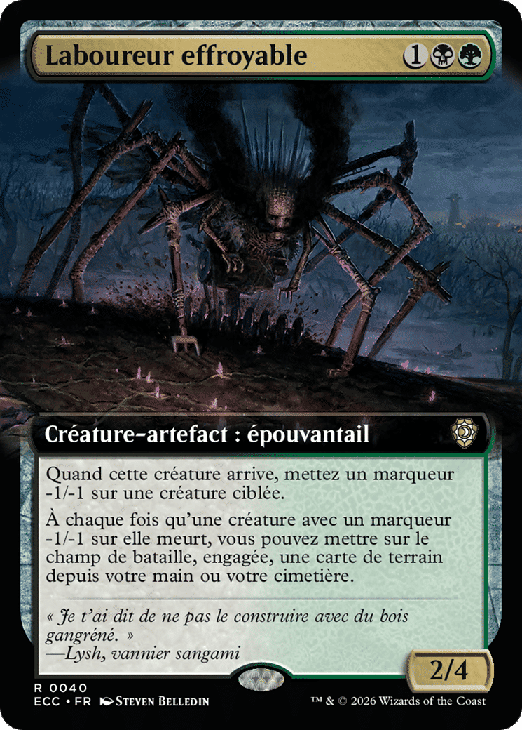 Laboureur effroyable — Lorwyn Eclipsed Commander — Magic: The Gathering