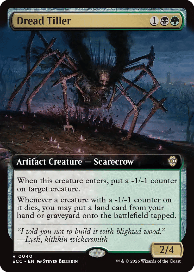 Dread Tiller — Lorwyn Eclipsed Commander — Magic: The Gathering